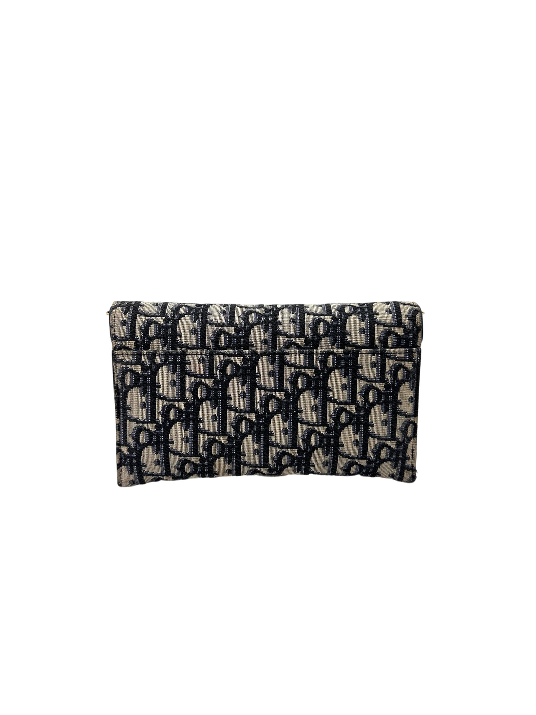 Christian Dior Oblique Saddle Wallet On Chain DR750