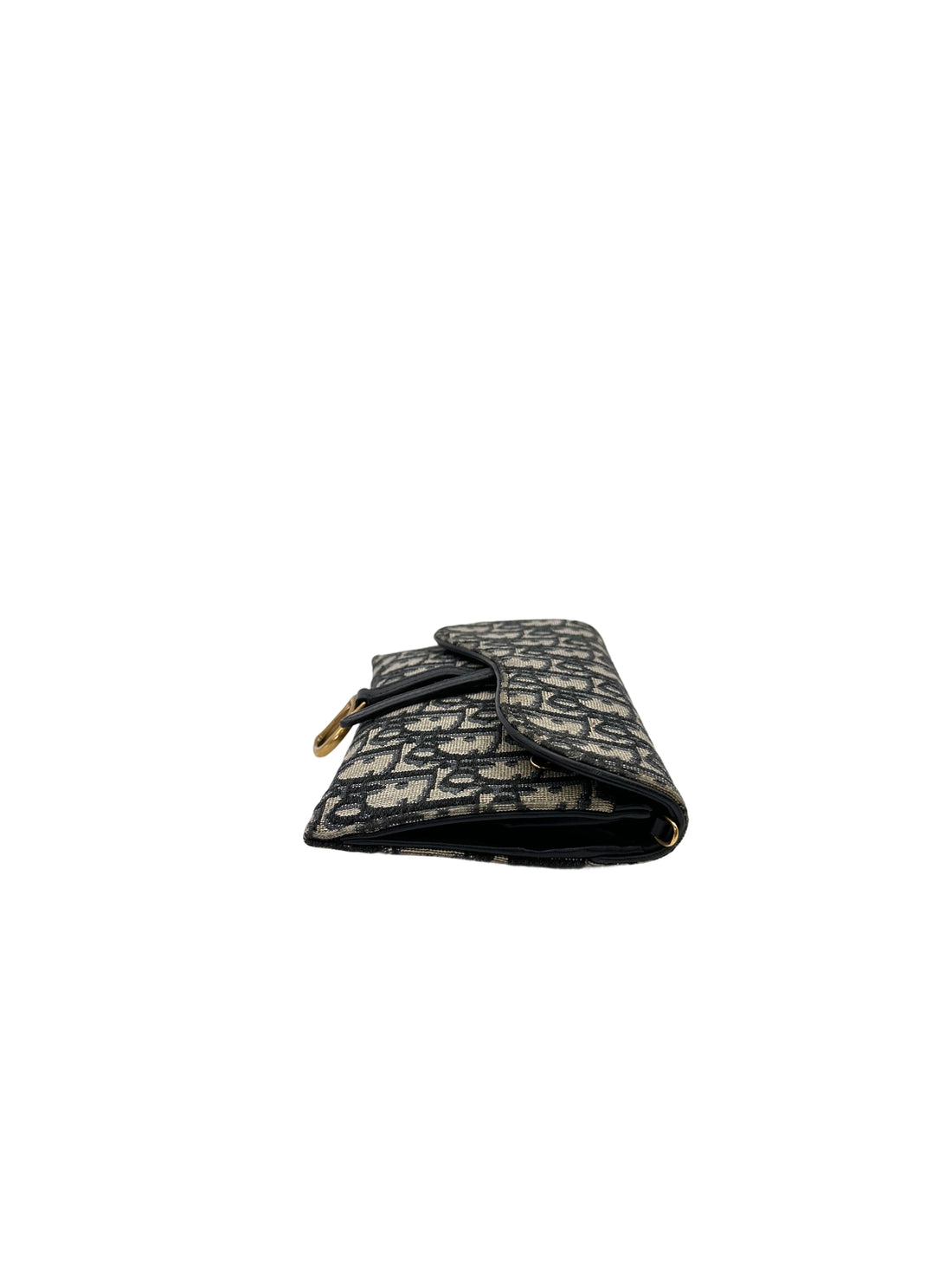 Christian Dior Oblique Saddle Wallet On Chain DR750