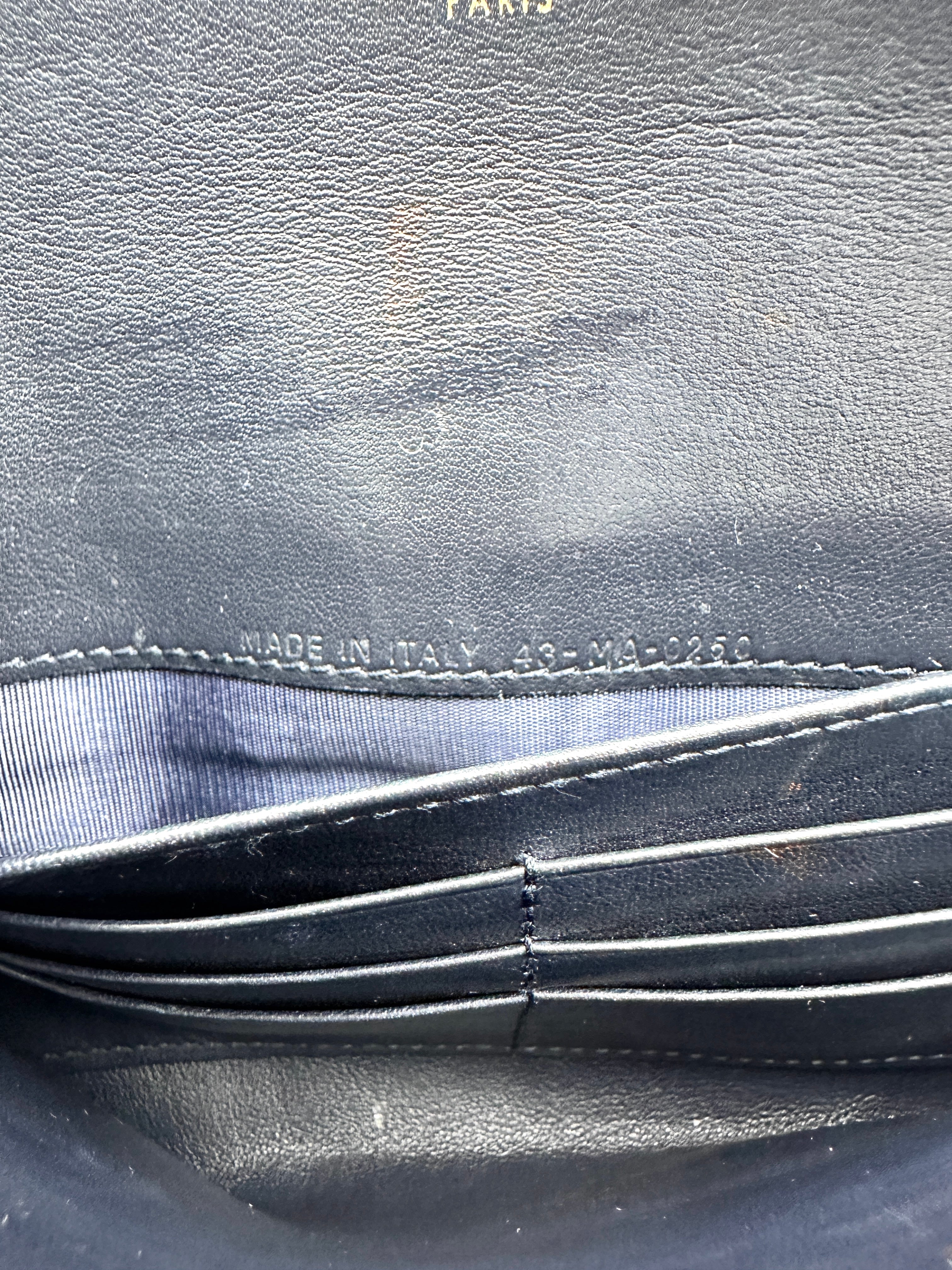 Christian Dior Oblique Saddle Wallet On Chain DR750