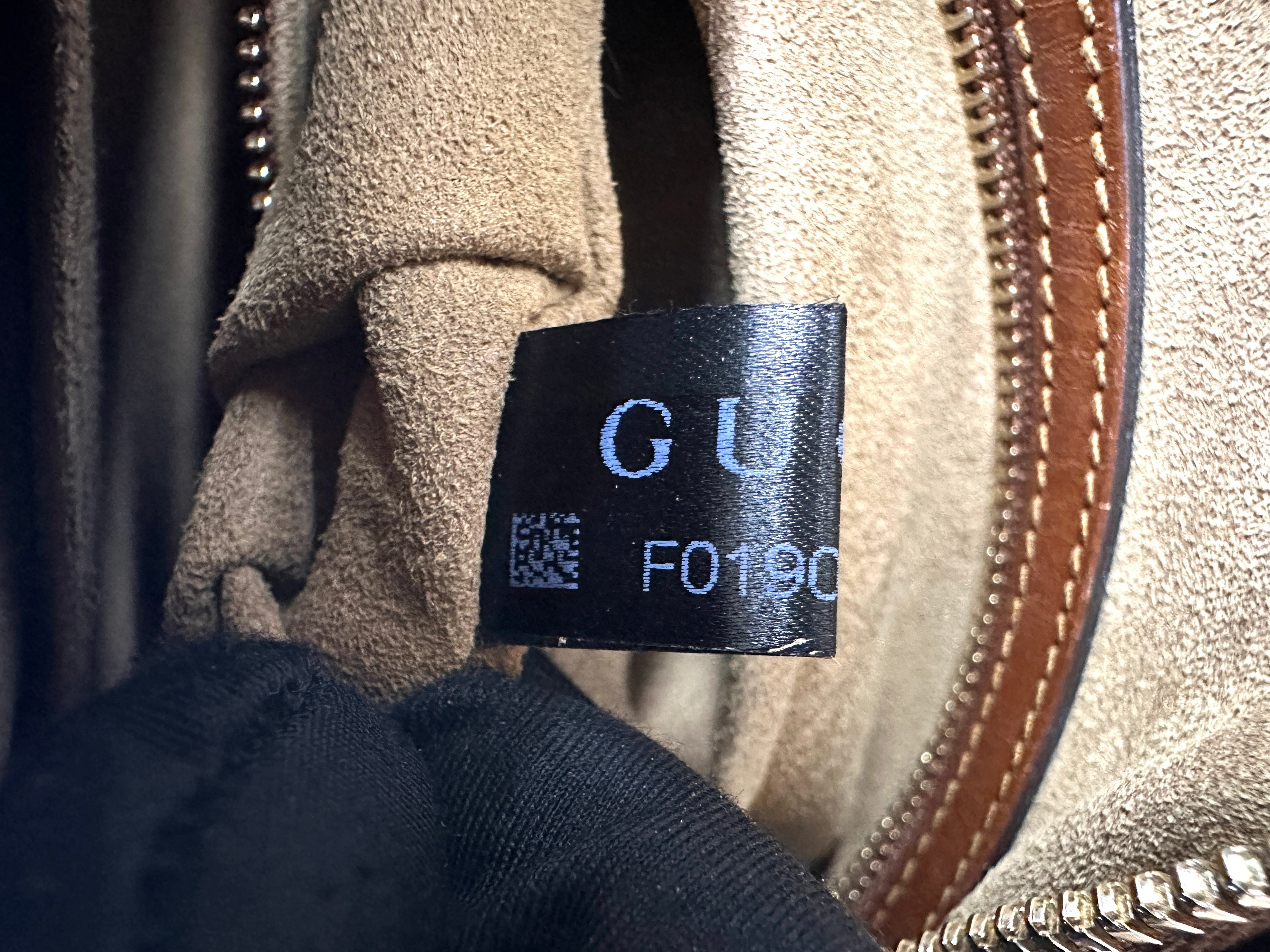 Gucci GG Supreme Canvas Leather Boston Bag GG1125