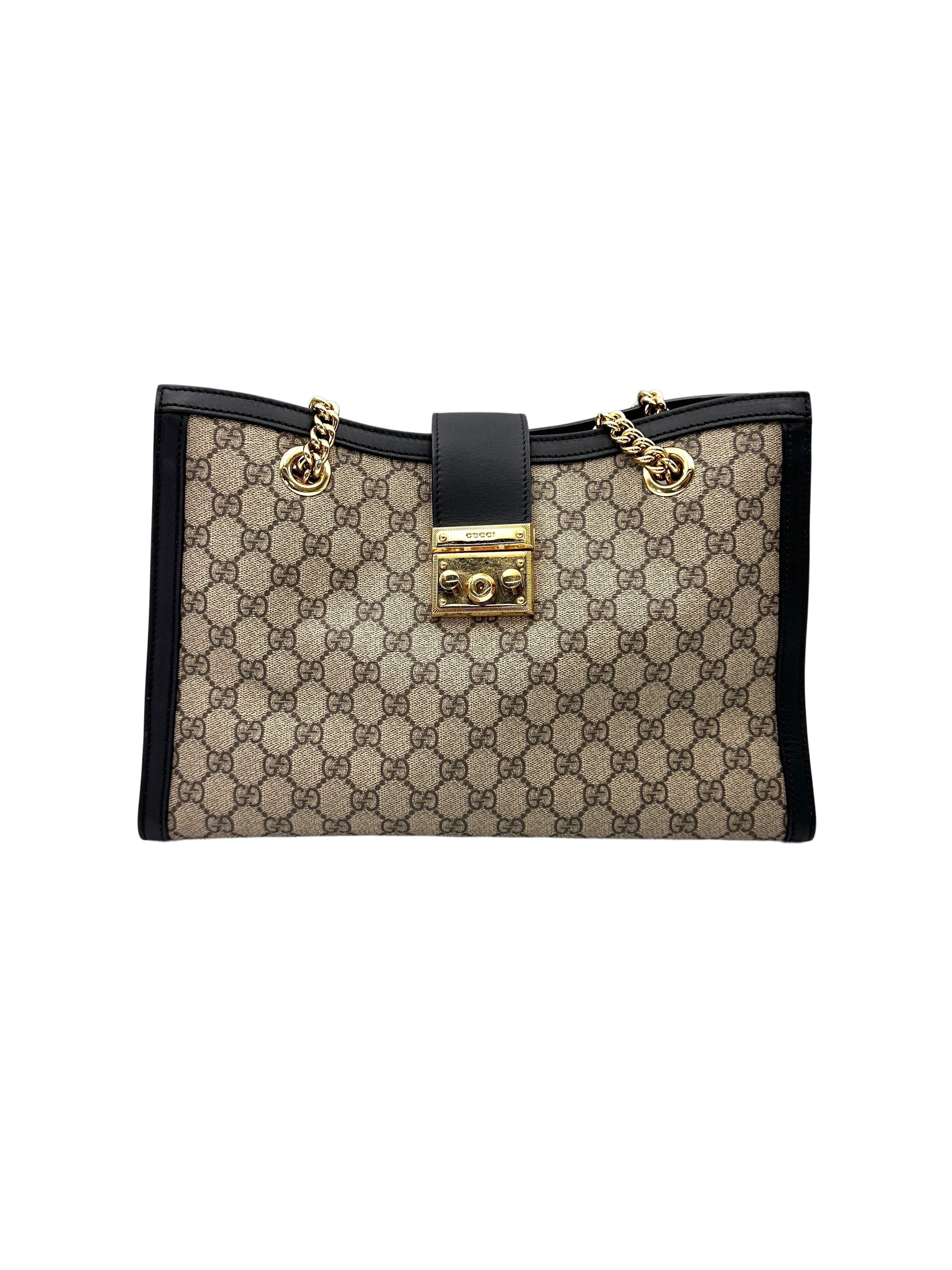 Gucci Padlock GG Canvas Medium Size Shoulder Bag GG1128