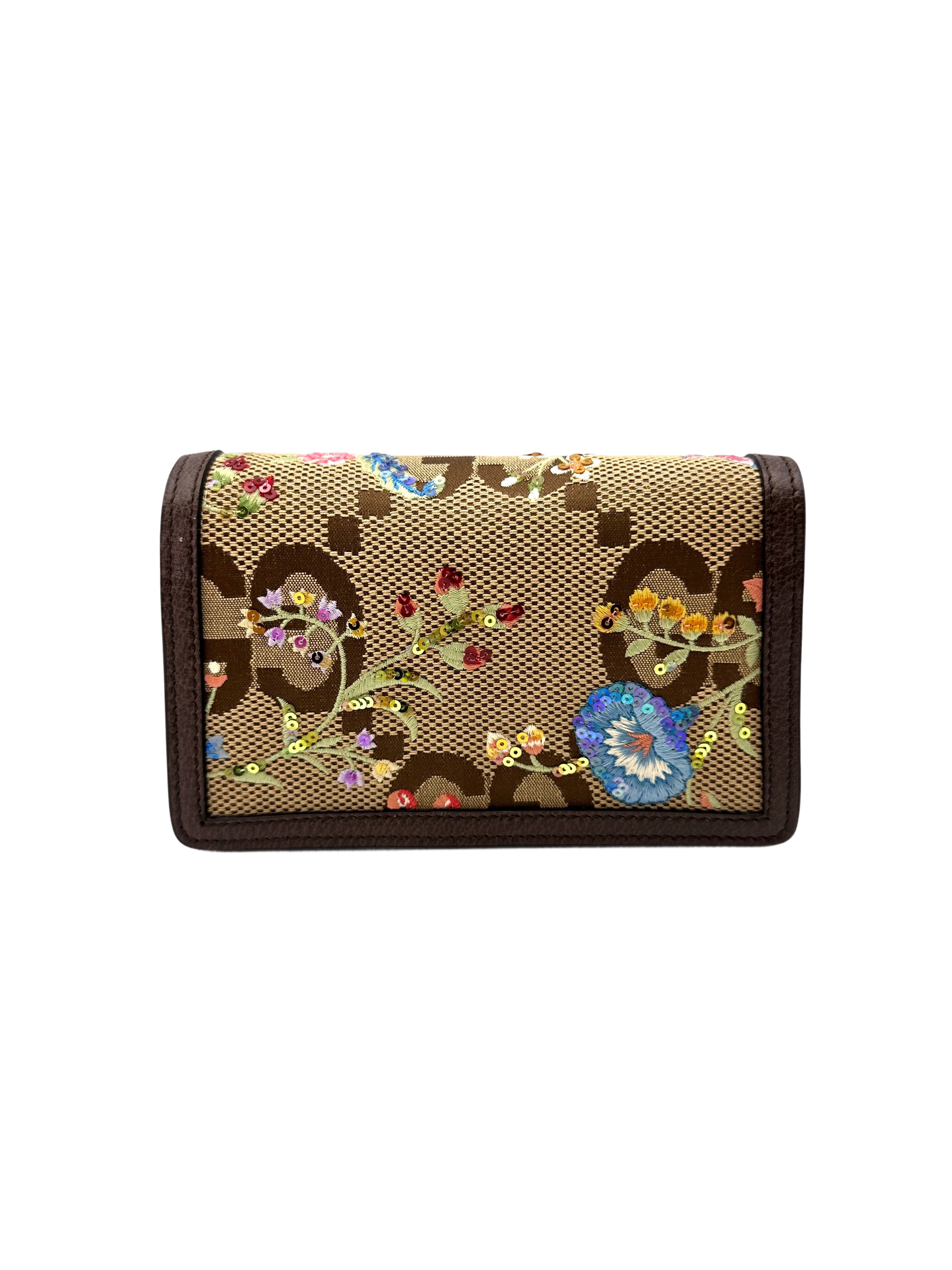 Gucci Dionysus Embroidered Floral Canvas Medium Size Shoulder Bag GG1127