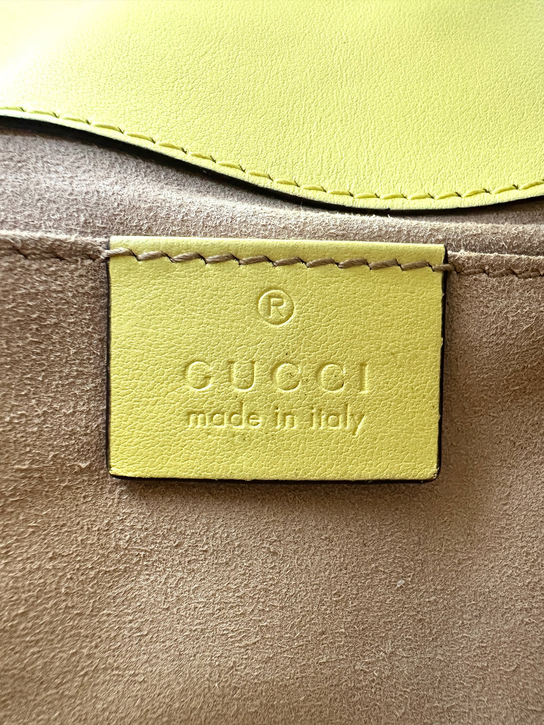 Gucci GG Marmont Yellow Matelasse Leather Shoulder Bag GG1133
