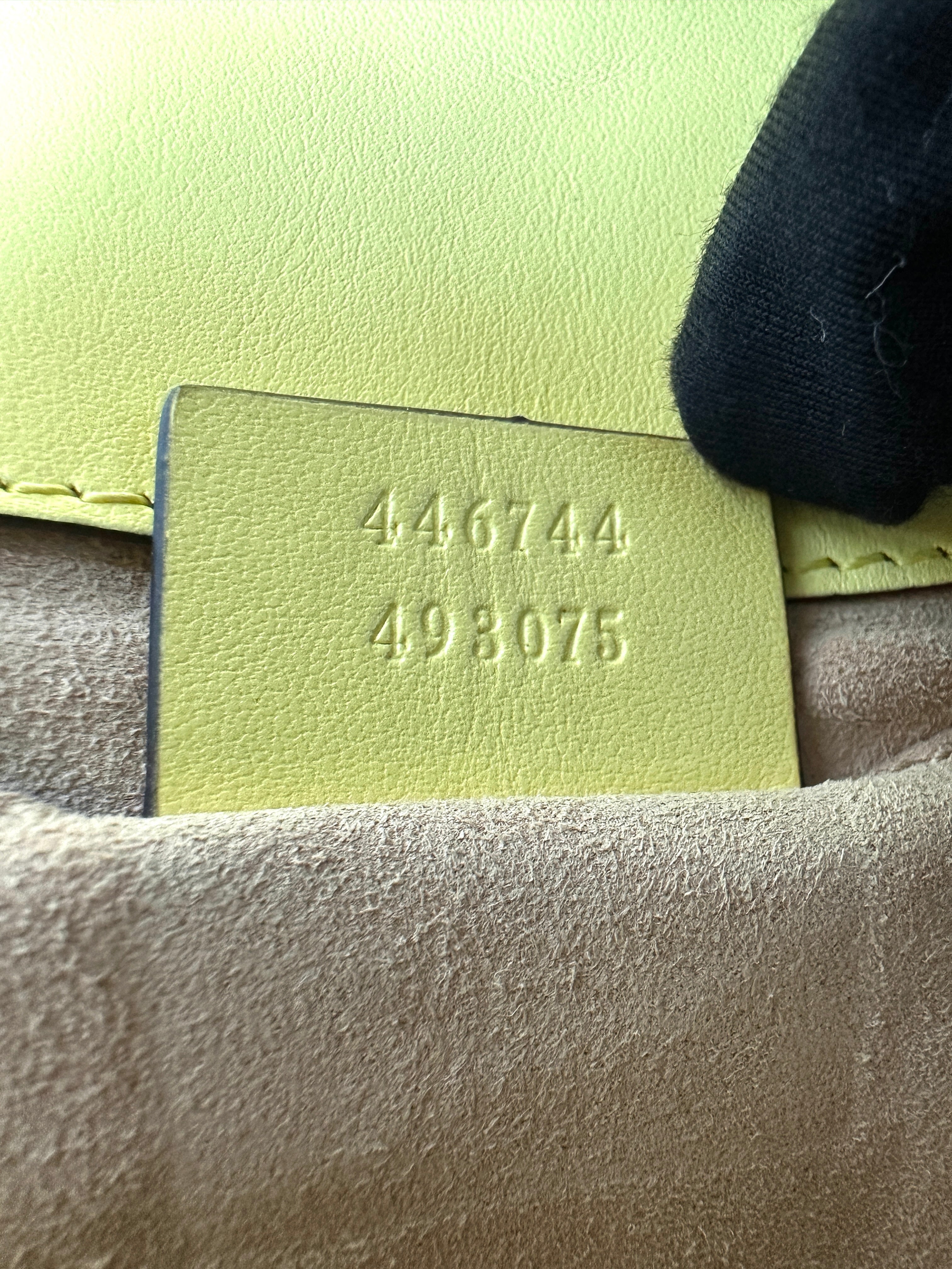 Gucci GG Marmont Yellow Matelasse Leather Shoulder Bag GG1133