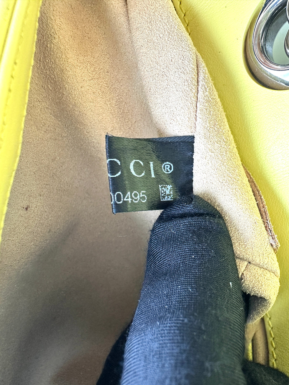 Gucci GG Marmont Yellow Matelasse Leather Shoulder Bag GG1133