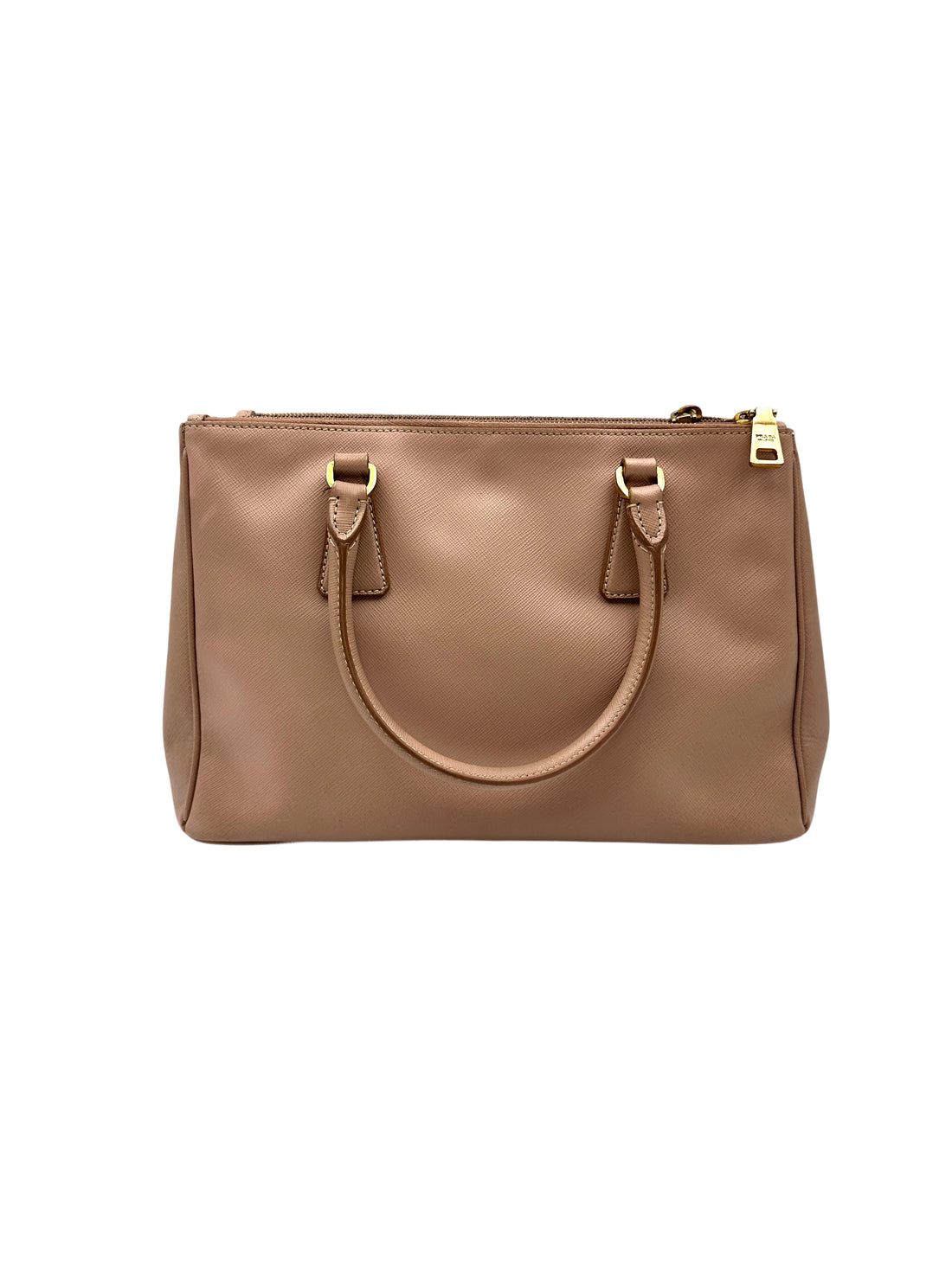 Prada Galleria Pink Saffiano Leather Handle Bag PR401
