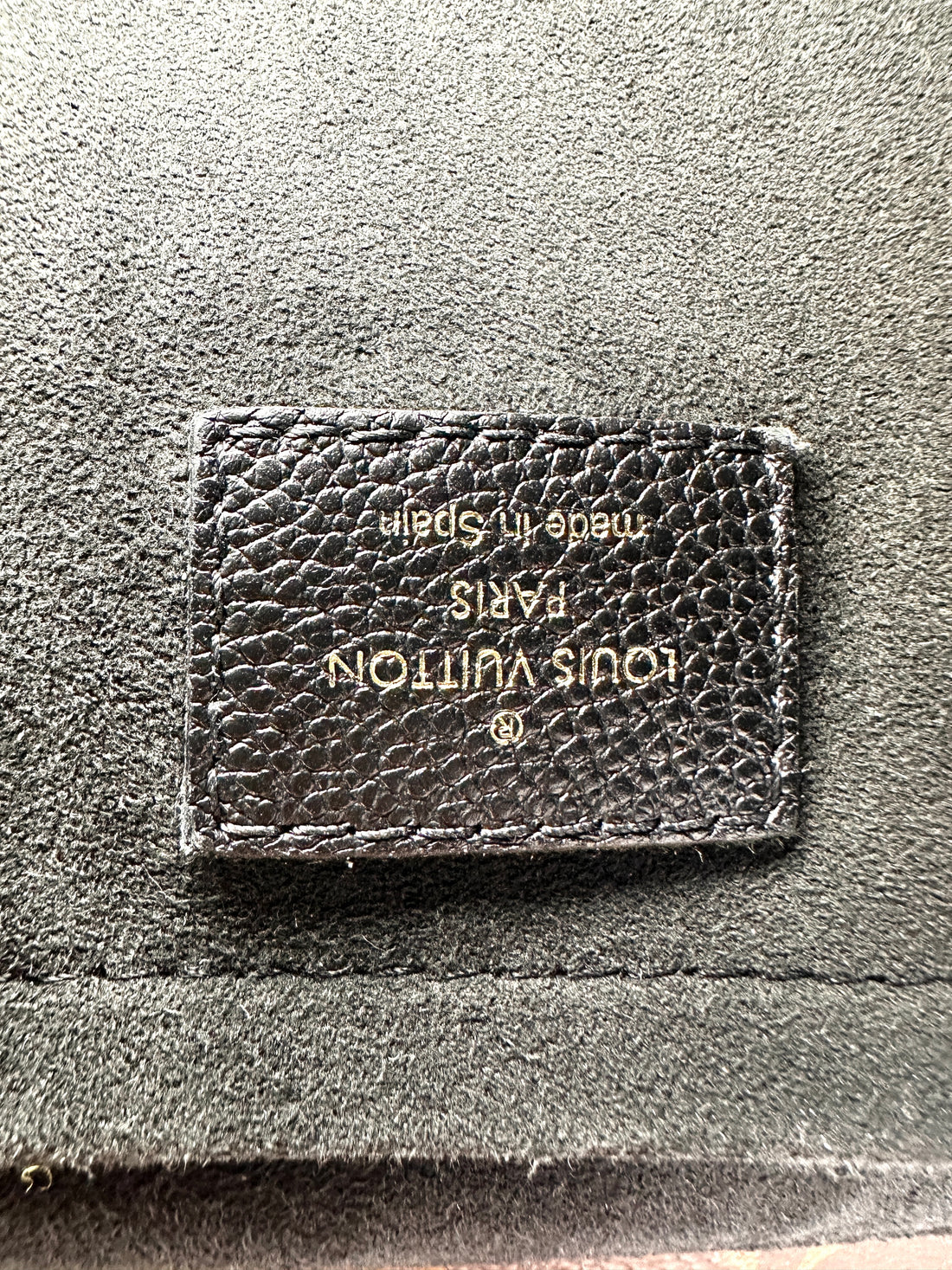 Louis Vuitton Vavin Damier Ebene & Black Leather Canvas Wallet On Chain LV2866