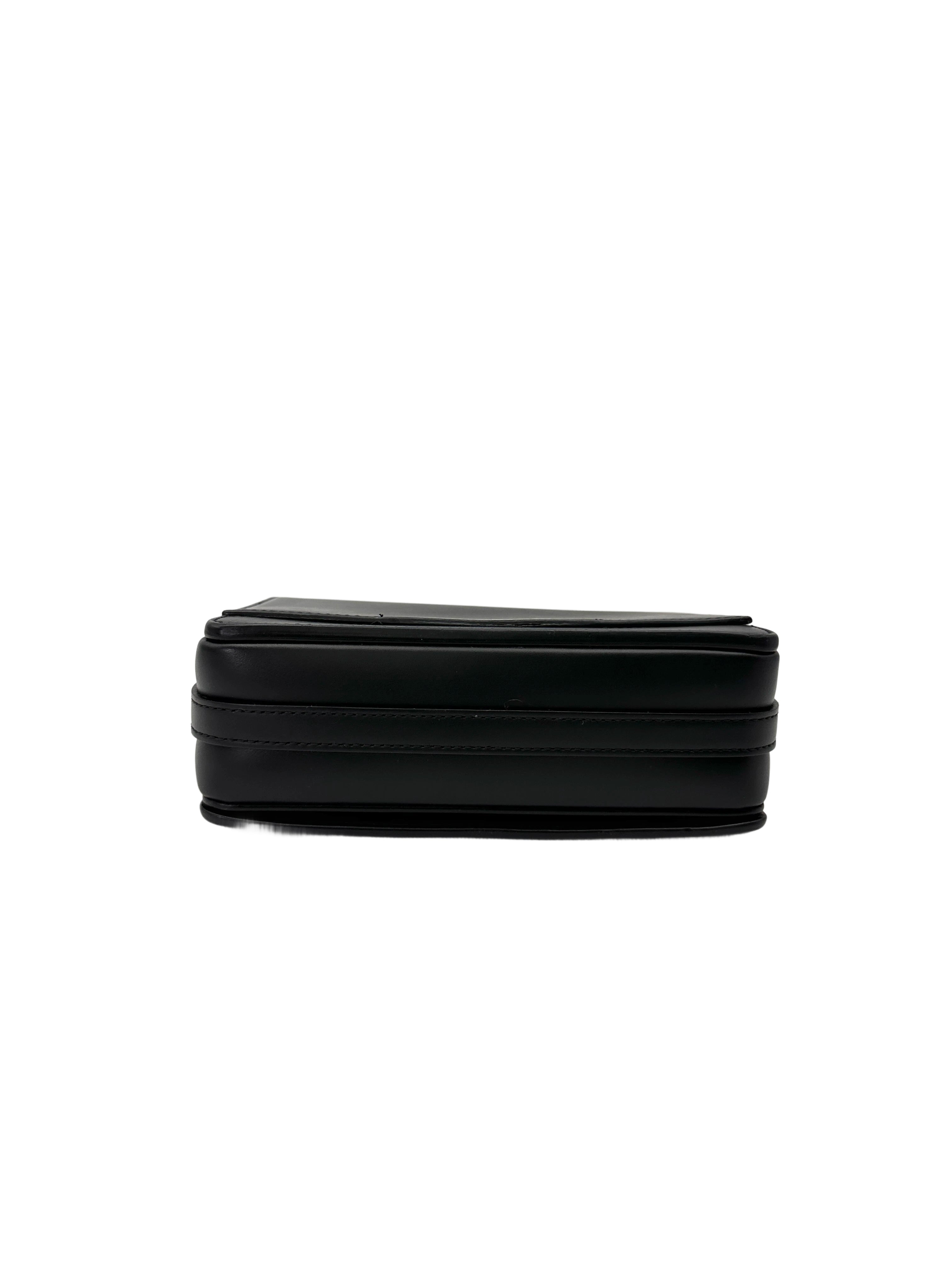 Burberry Grace Black Leather Shoulder Bag BR65