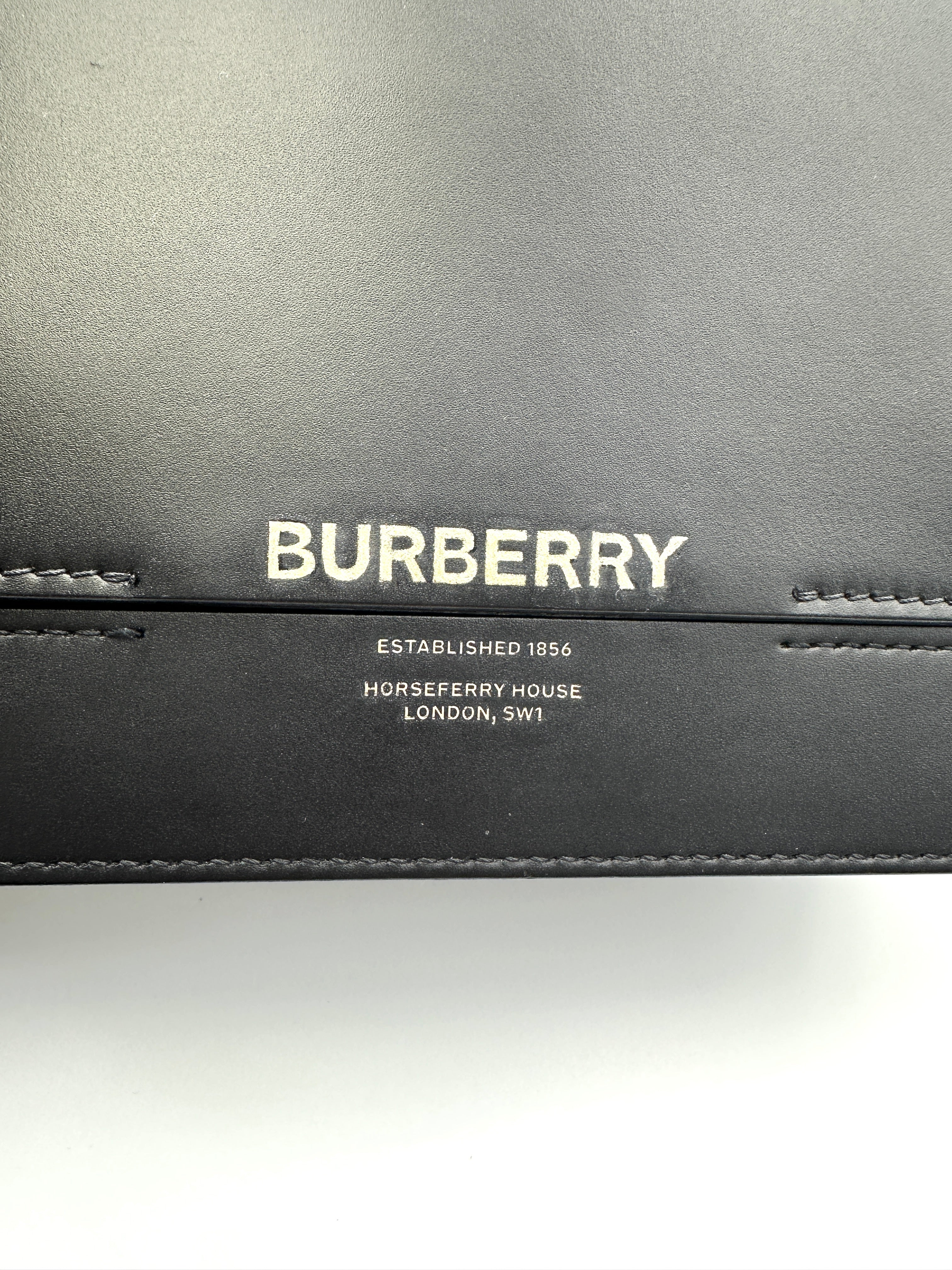 Burberry Grace Black Leather Shoulder Bag BR65