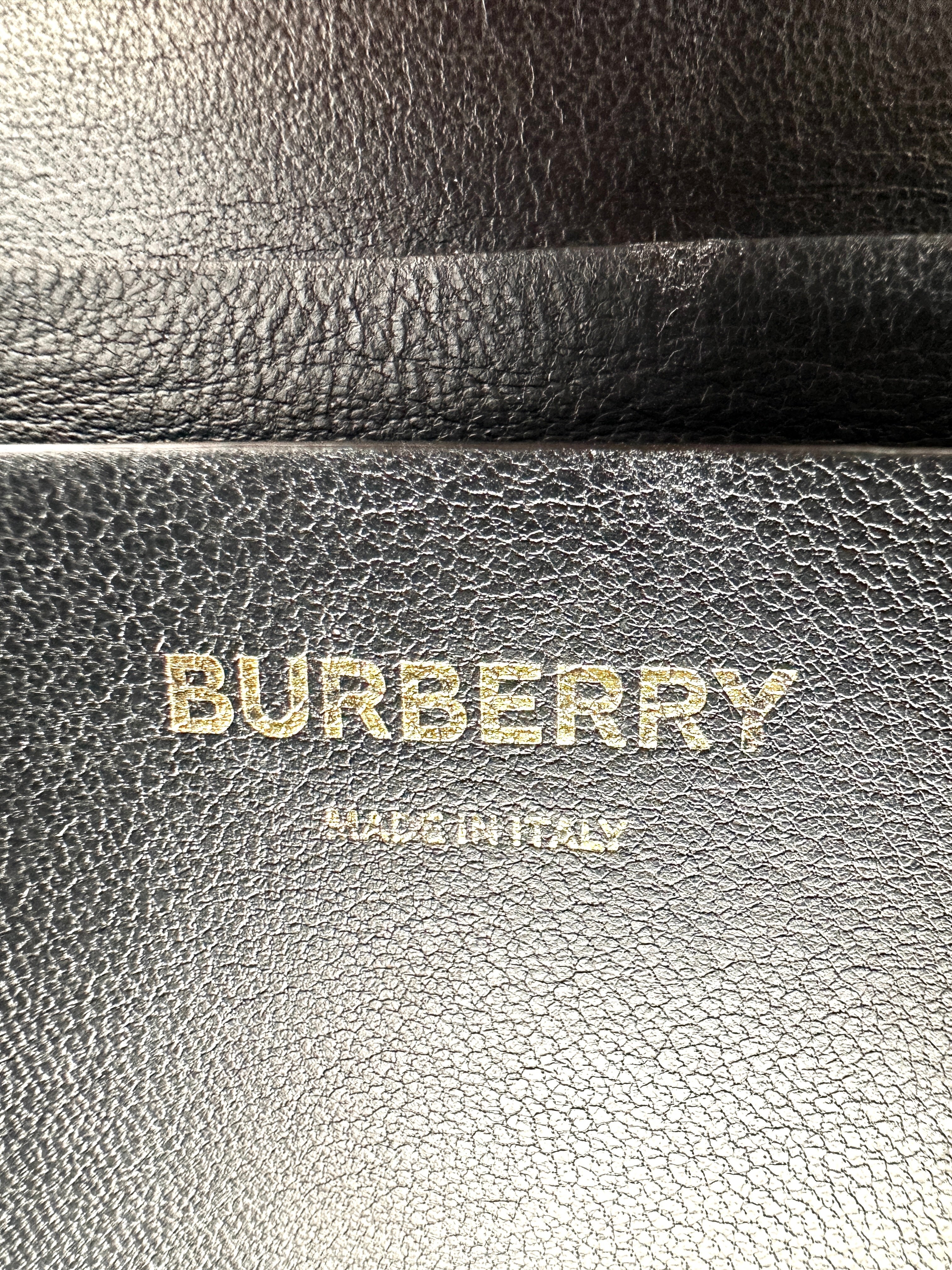 Burberry Grace Black Leather Shoulder Bag BR65