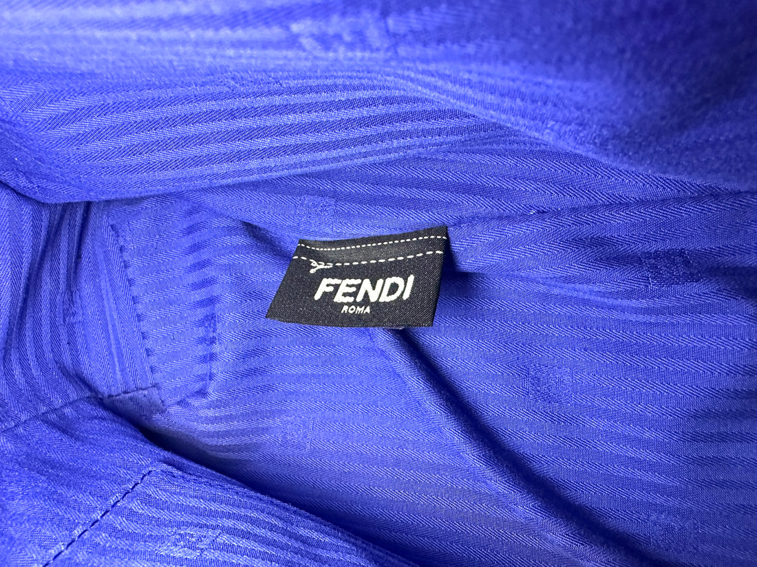 Fendi 2Jours Black Leather Medium Size Handle Bag FF108
