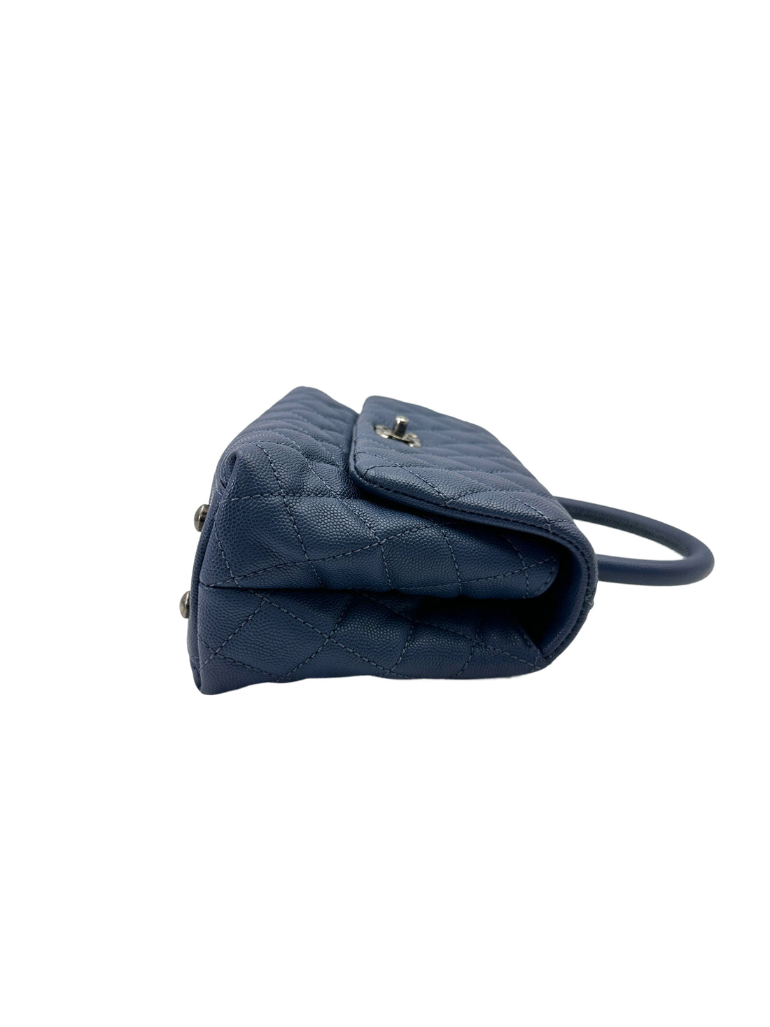 Chanel CoCo Handle Blue Quilted Leather Shoulder Bag(23***39) CC2045