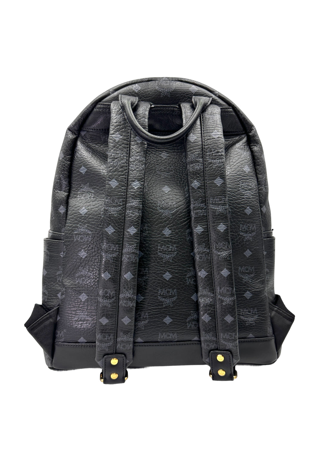 MCM Stark Studded Black Leather Backpack MCM39
