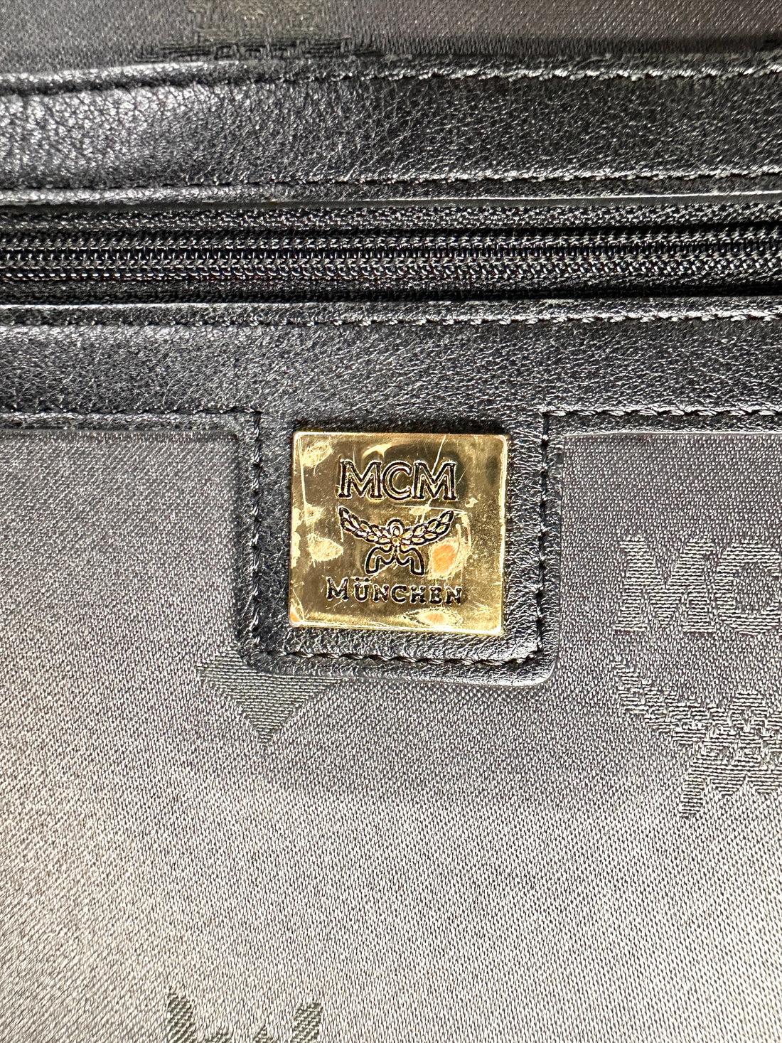 MCM Stark Studded Black Leather Backpack MCM39