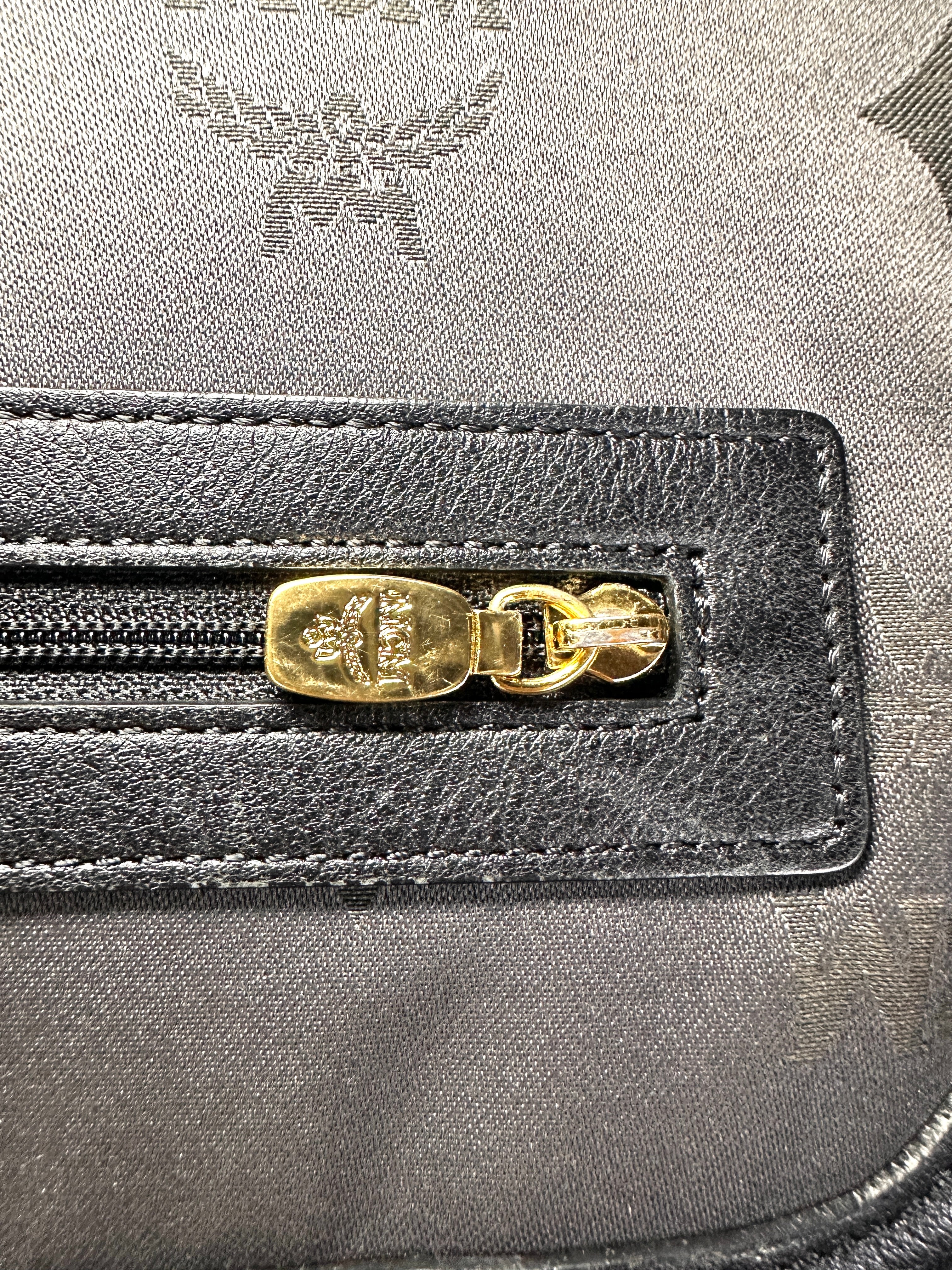 MCM Stark Studded Black Leather Backpack MCM39