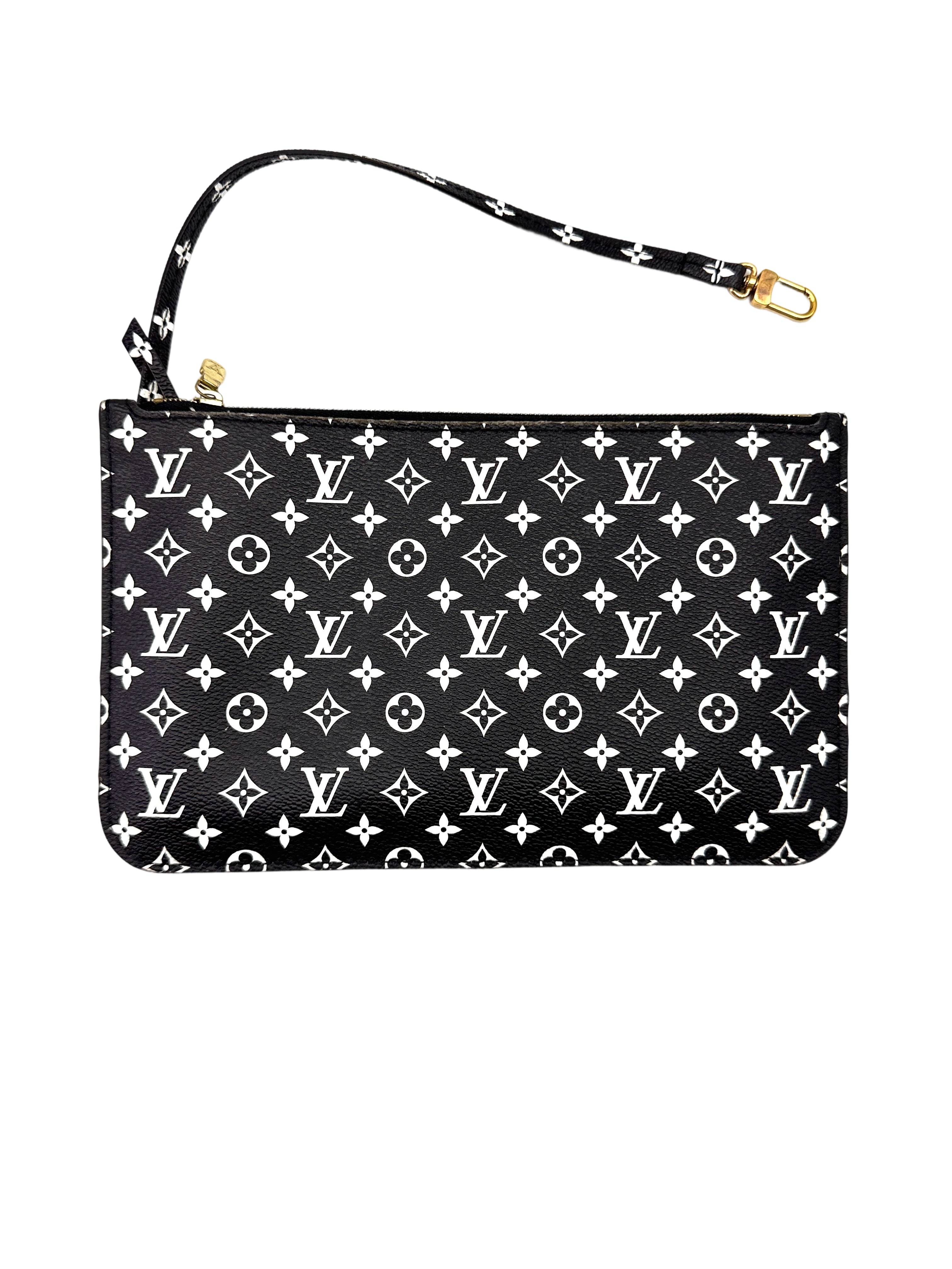 Louis Vuitton Crafty Neverfull Orange/White Monogram Giant Tote Handle Bag LV2869