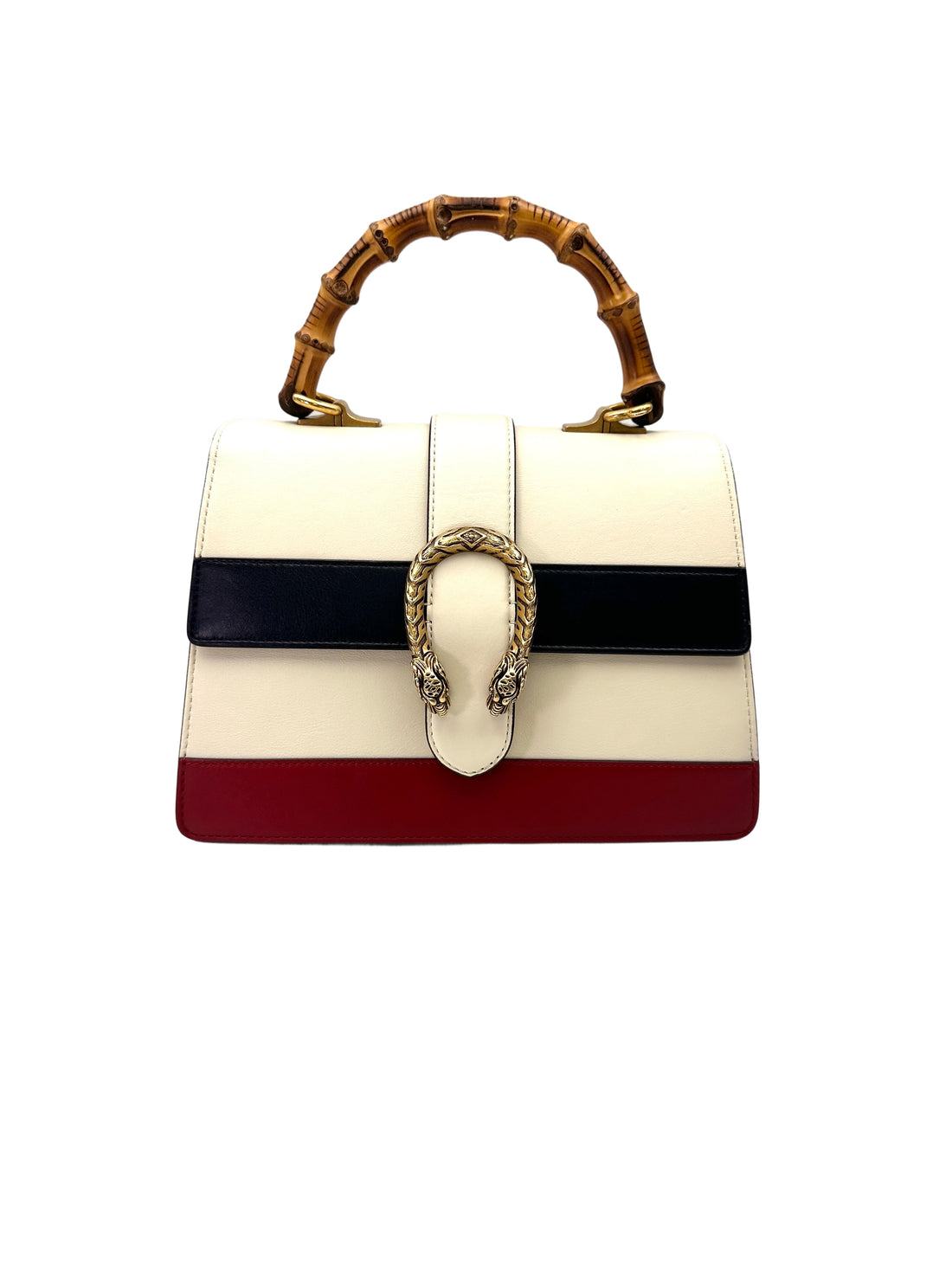 Gucci Dionysus Multicolor Leather Bamboo Top Handle Bag GG1131
