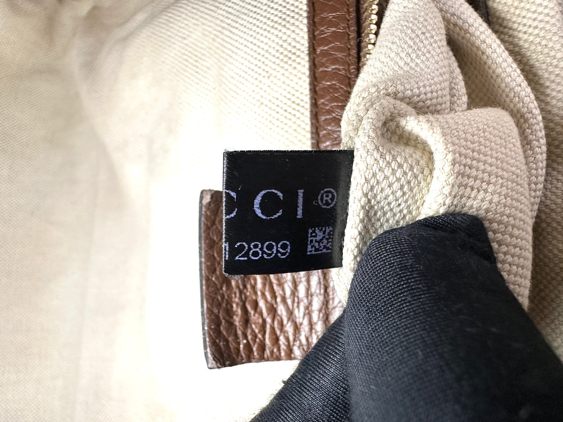 Gucci GG Canvas Boston Bag With Brown Stripe GG1130