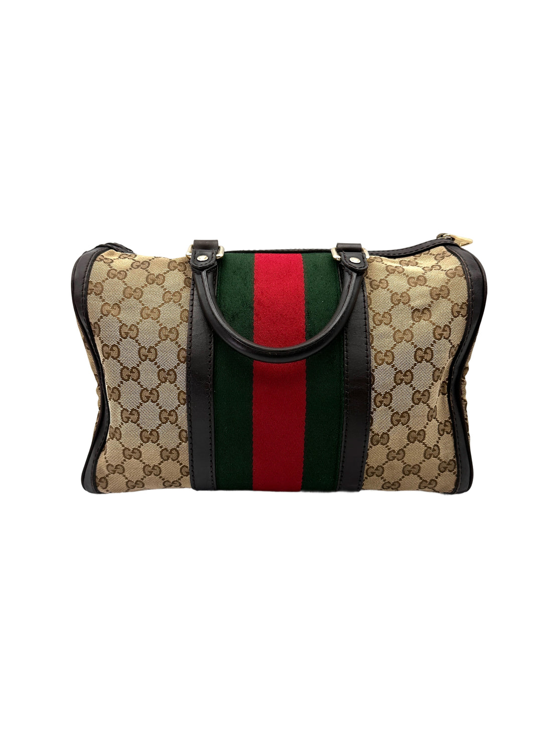 Gucci GG Supreme Canvas Web Boston Bag GG1134