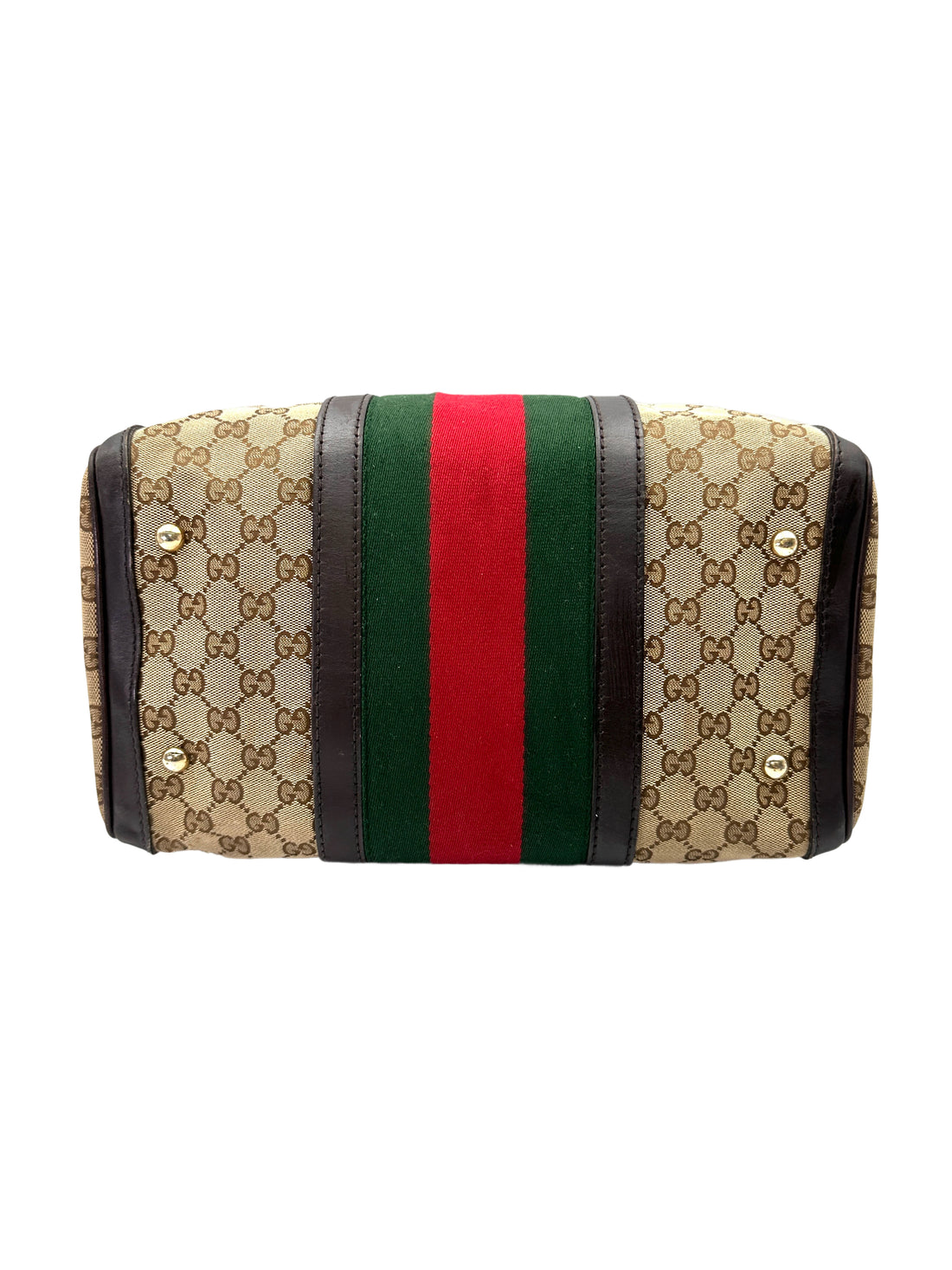 Gucci GG Supreme Canvas Web Boston Bag GG1134
