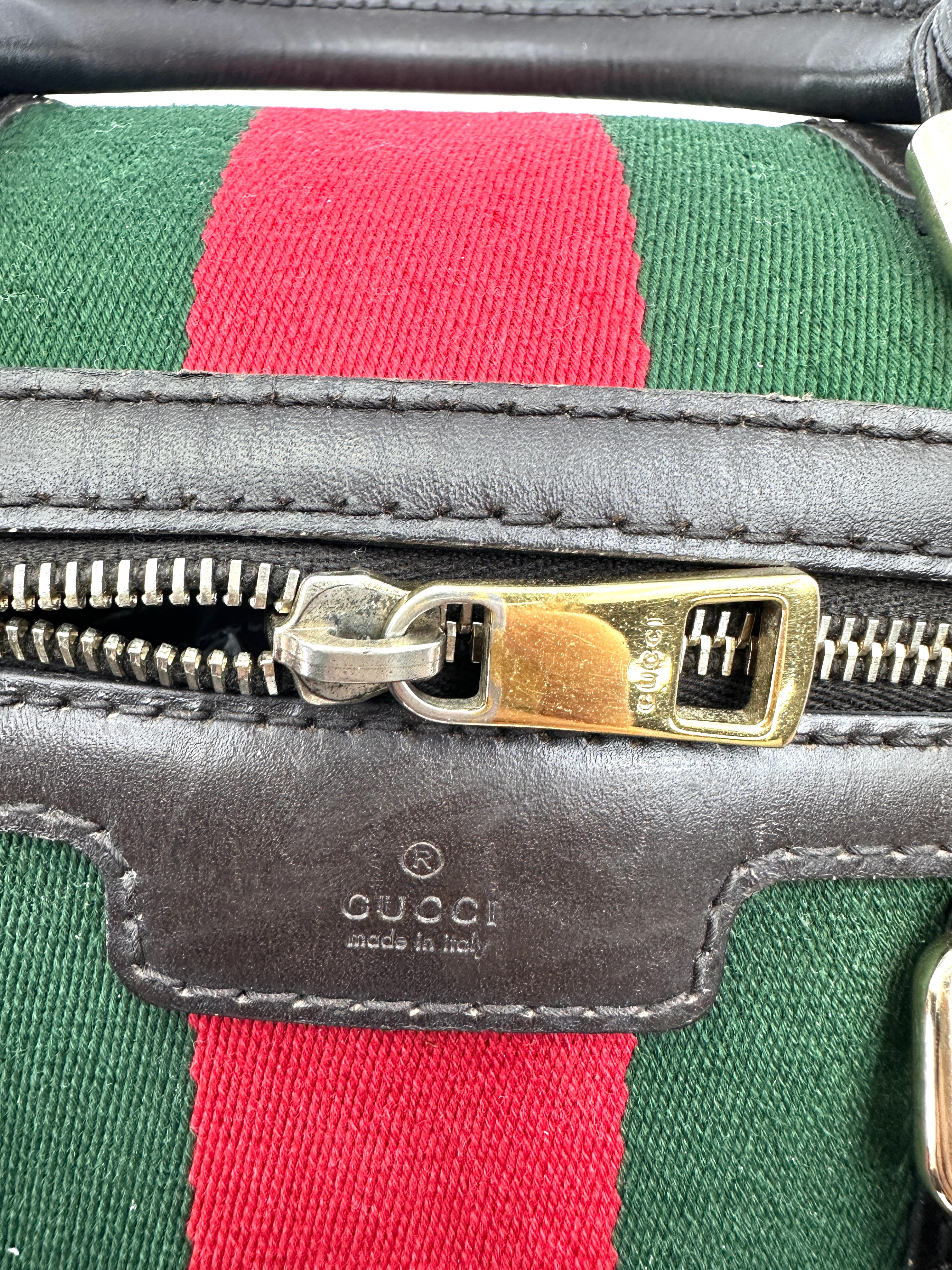 Gucci GG Supreme Canvas Web Boston Bag GG1134