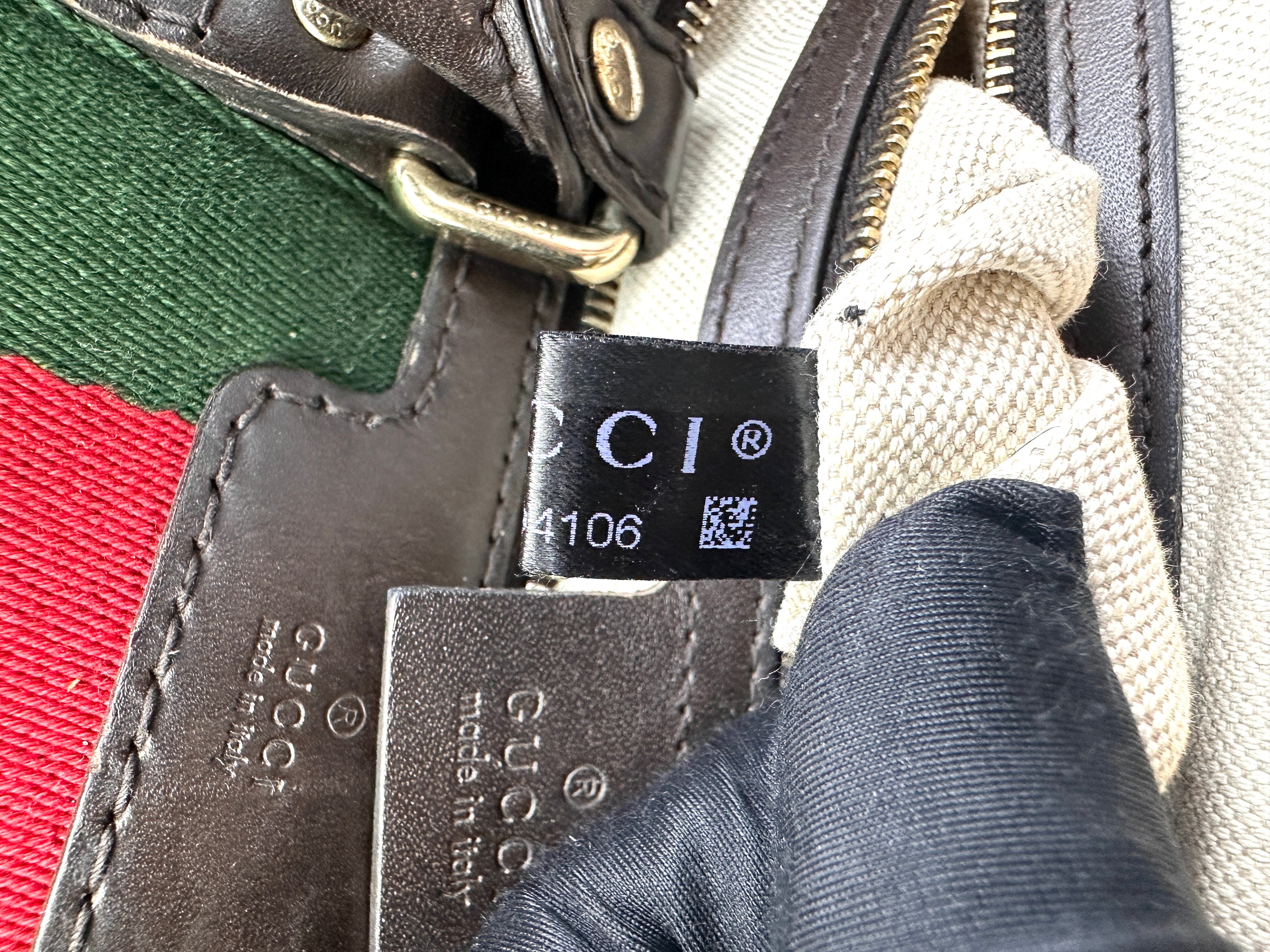Gucci GG Supreme Canvas Web Boston Bag GG1134