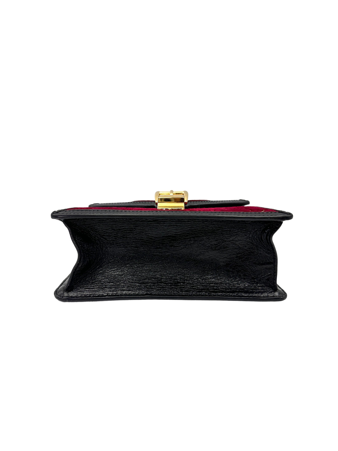 Gucci Sylvie Red Velvet Small Size Top Handle Bag GG1136