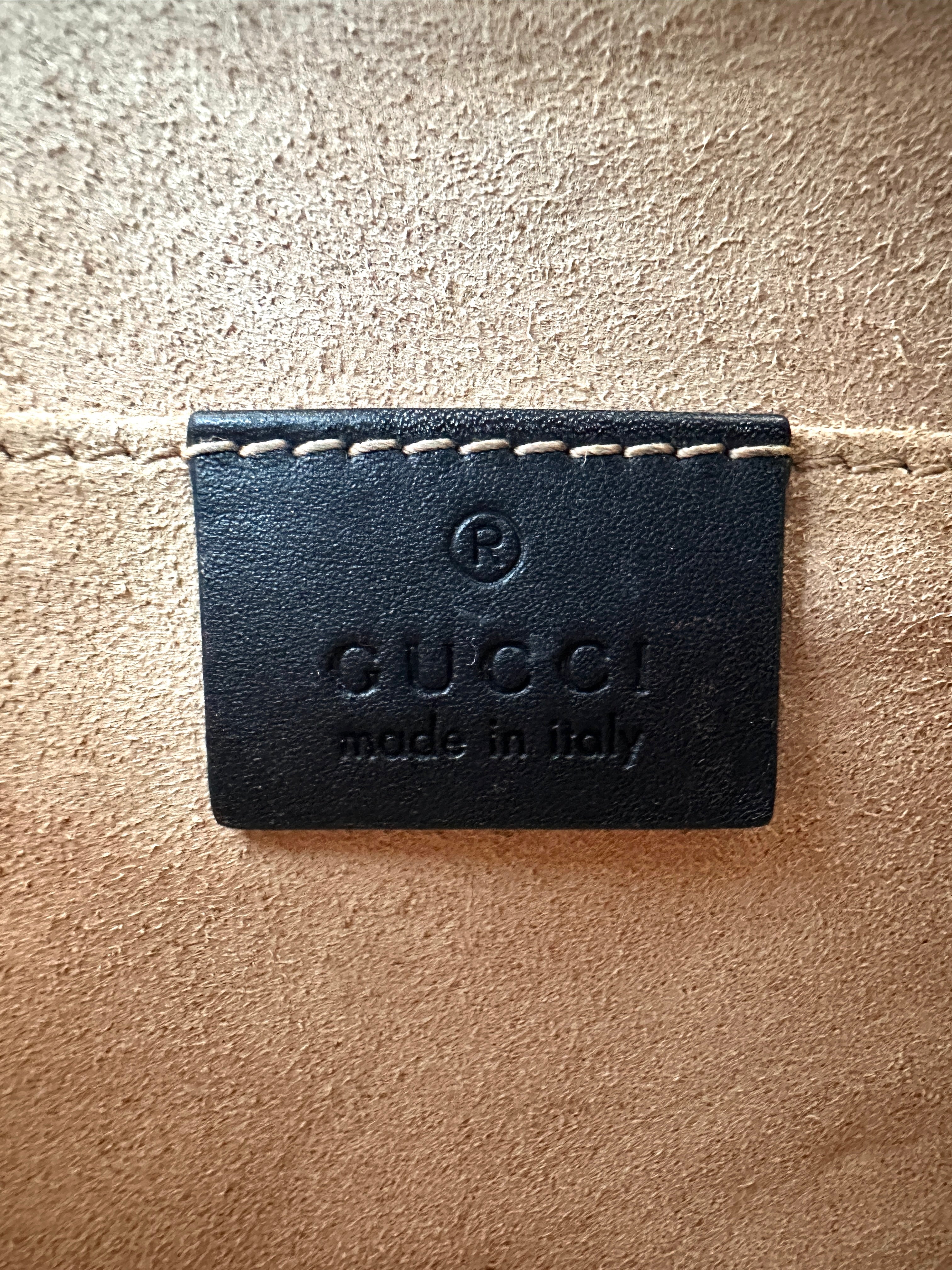 Gucci Sylvie Red Velvet Small Size Top Handle Bag GG1136