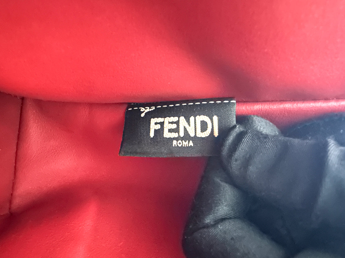 Fendi 2Jours Light Bule Leather Handle Bag FF109