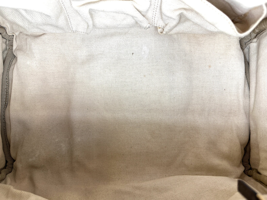 Gucci GG Canvas Boston Bag With Brown Stripe GG1137