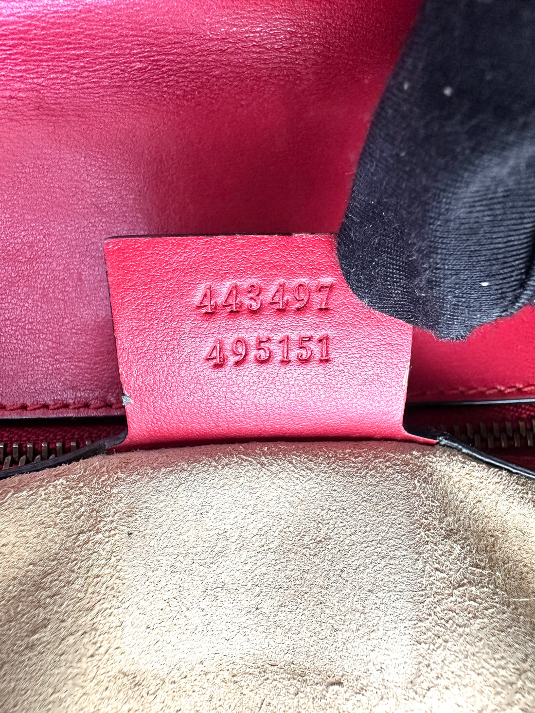Gucci GG Marmont Red Matelasse Leather Shoulder Bag GG1139