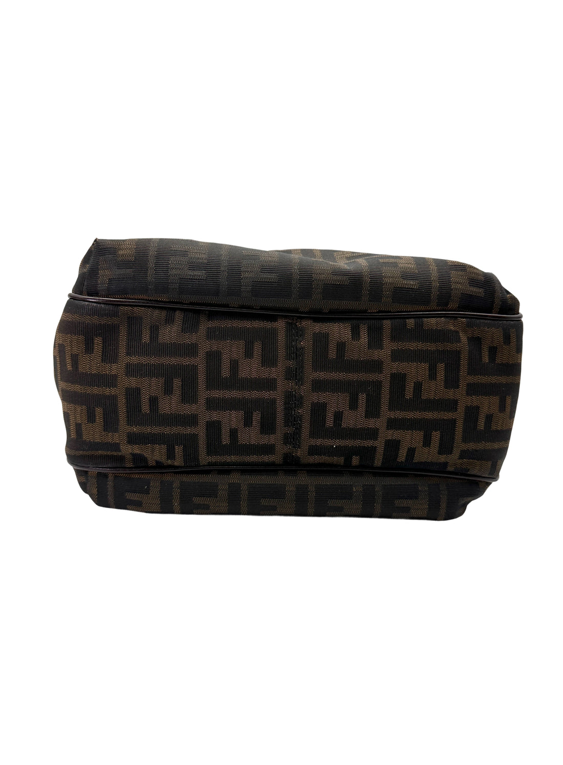 Fendi Zucca Monogram Canvas Tote Handle Bag FF110