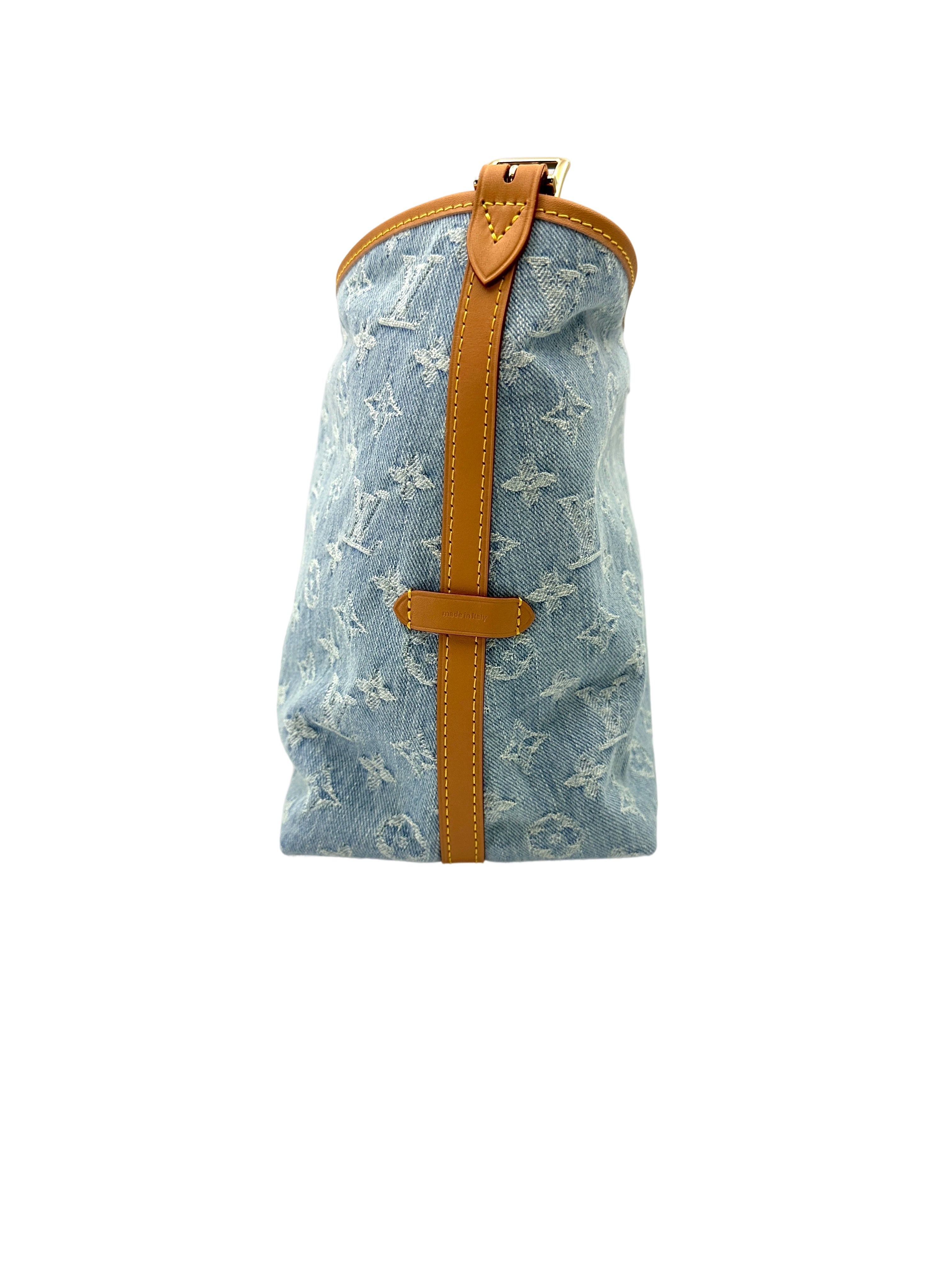 Louis Vuitton Carryall Monogram Denim Shoulder Bag LVM