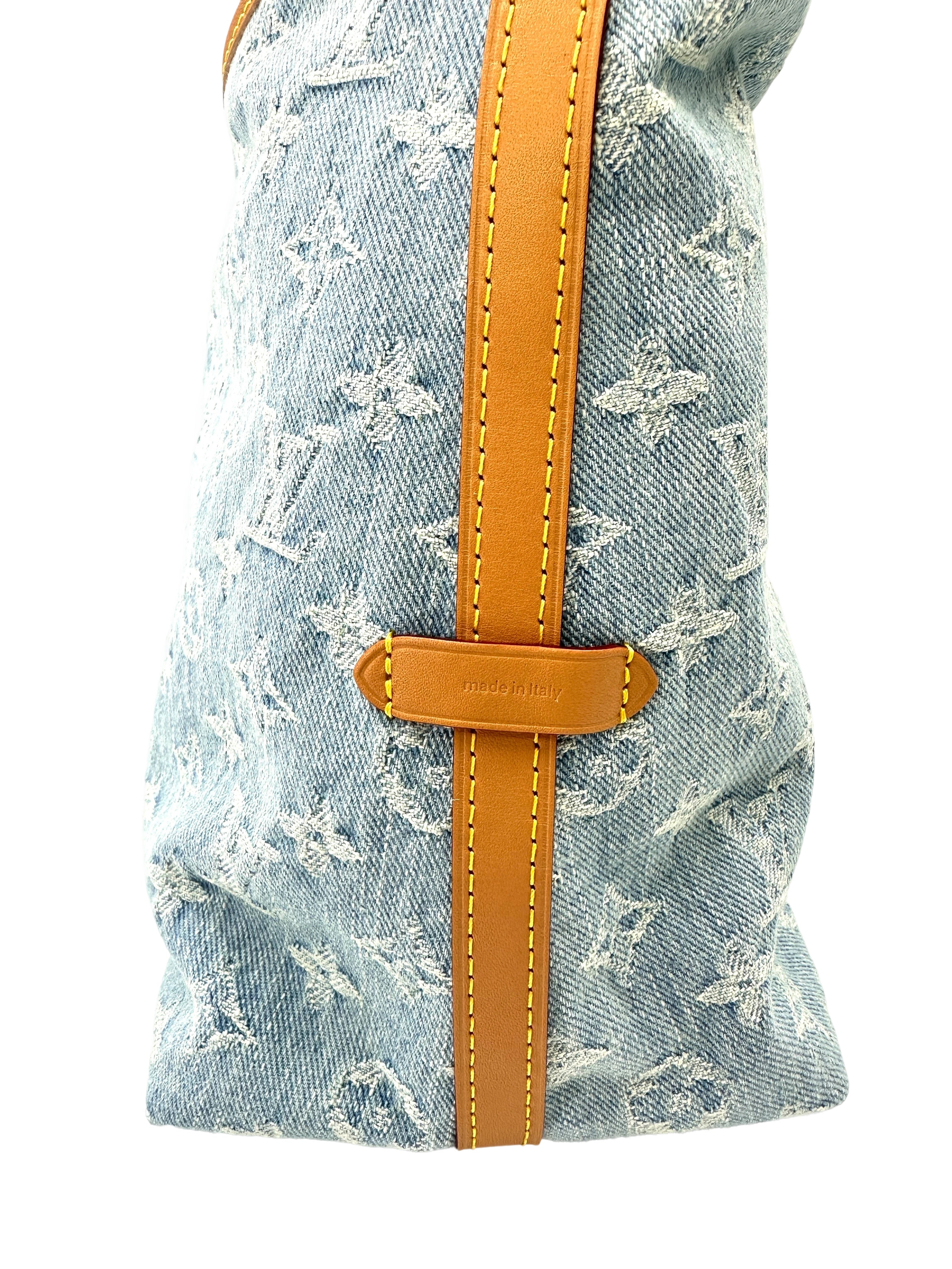 Louis Vuitton Carryall Monogram Denim Shoulder Bag LVM