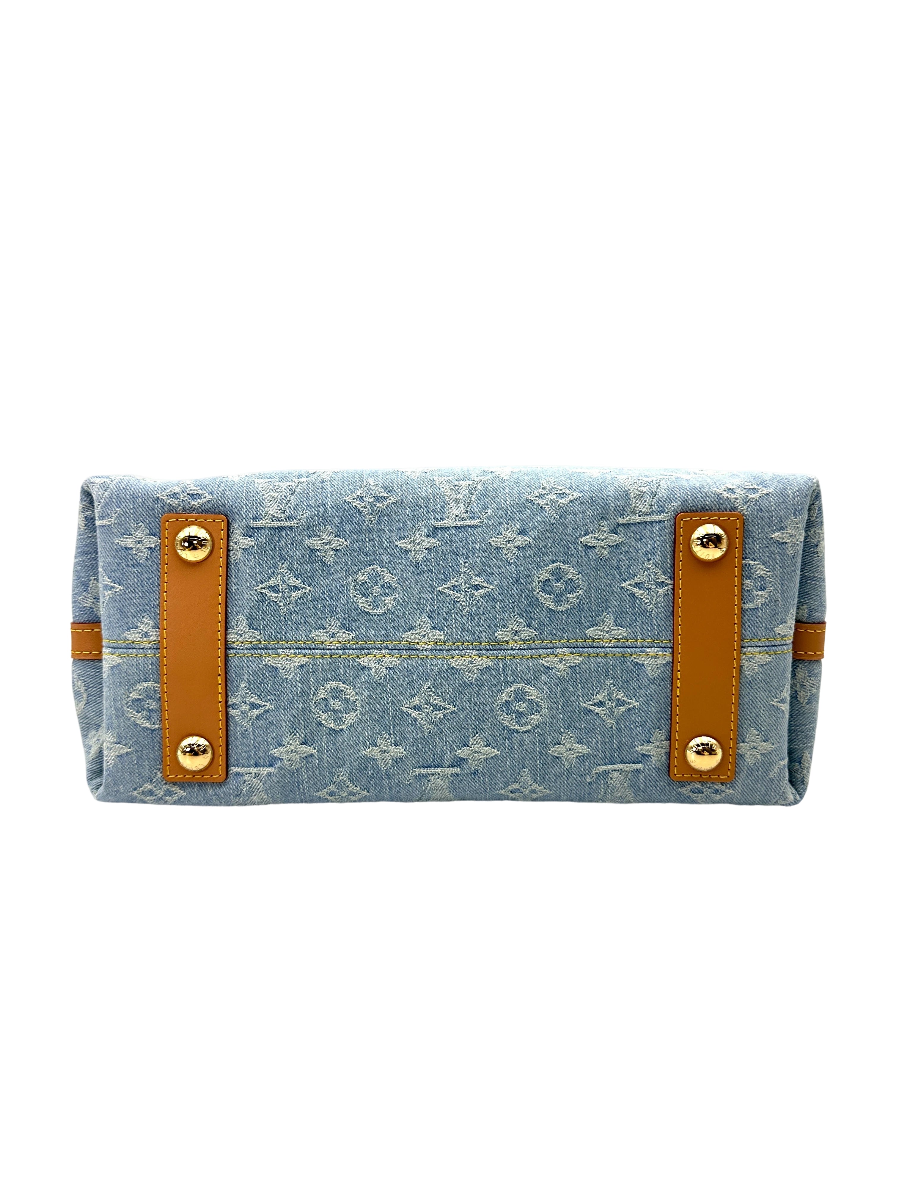 Louis Vuitton Carryall Monogram Denim Shoulder Bag LVM