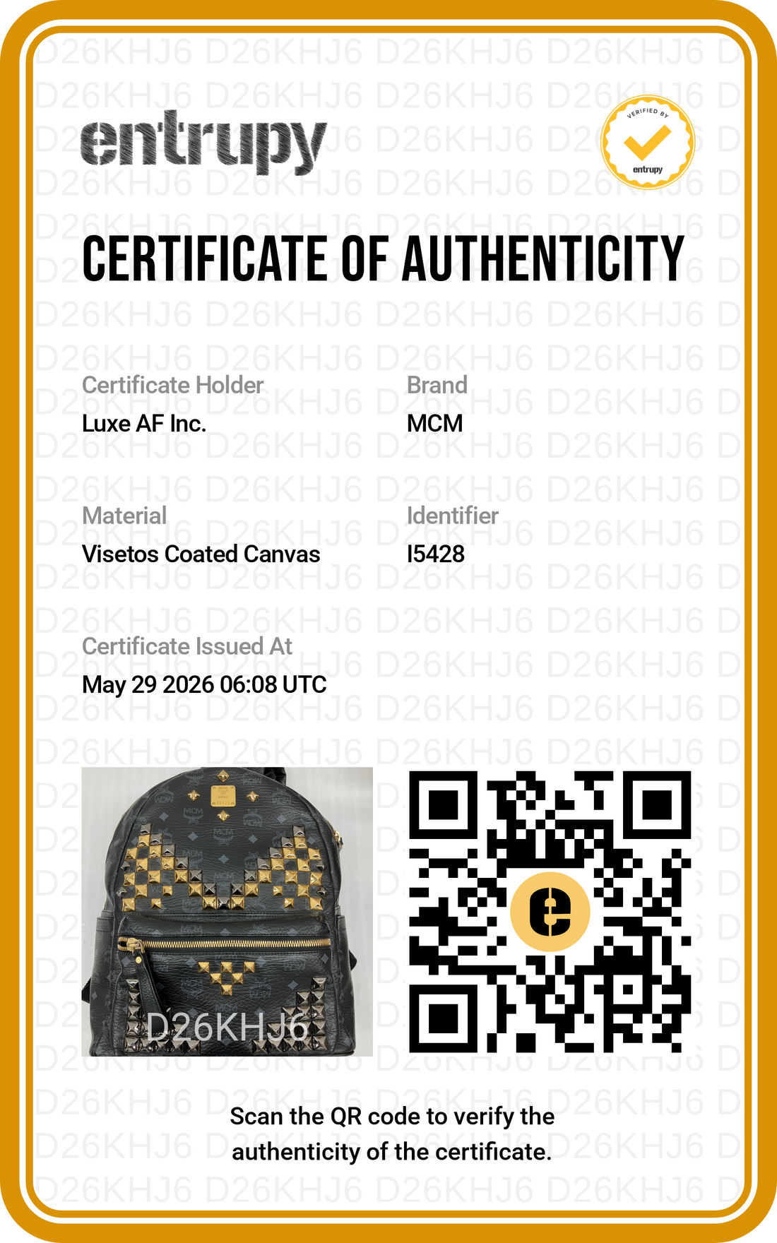 MCM Stark Studded Black Leather Backpack MCM39