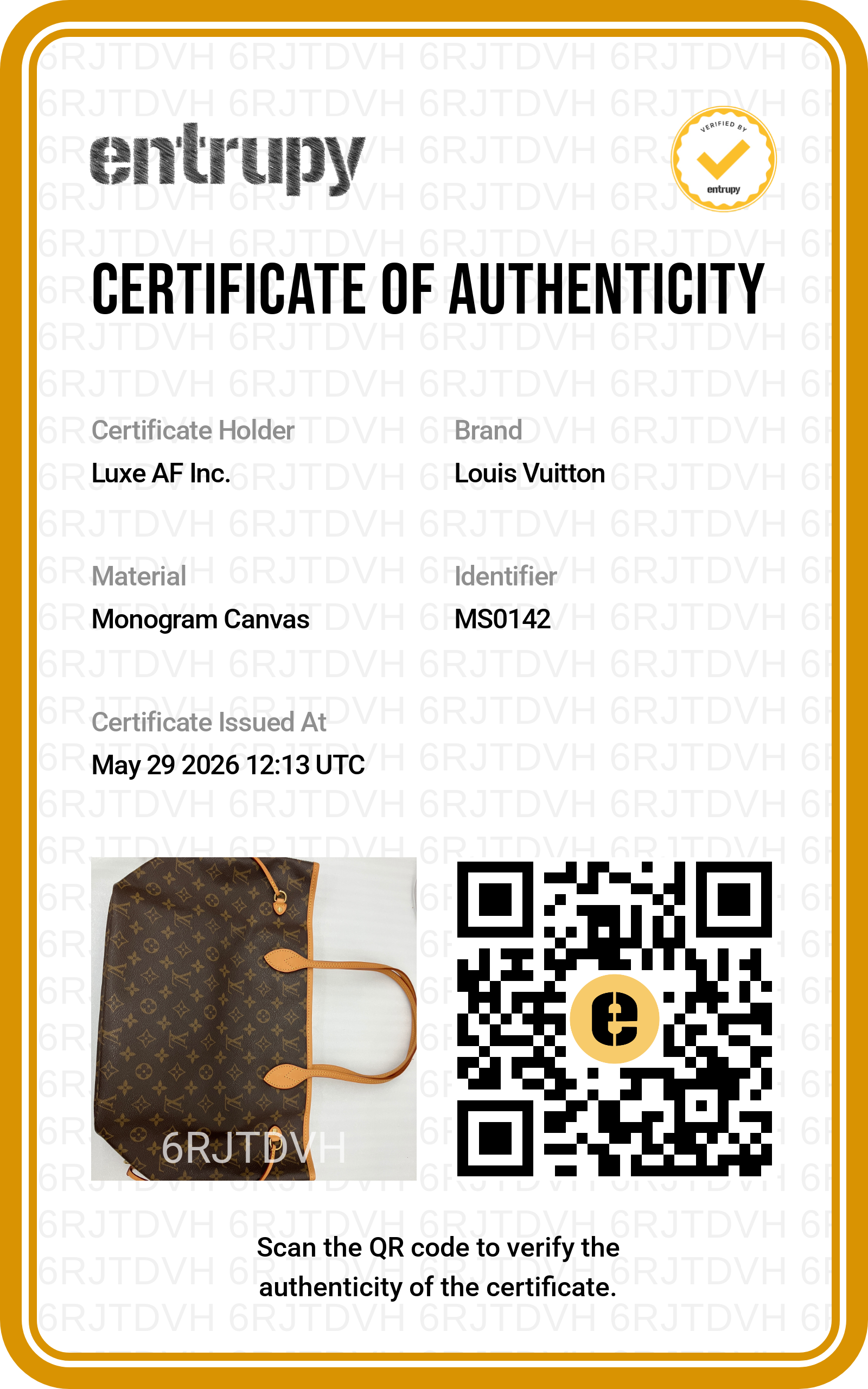Louis Vuitton Neverfull MM Monogram Canvas Handle Bag LV2882
