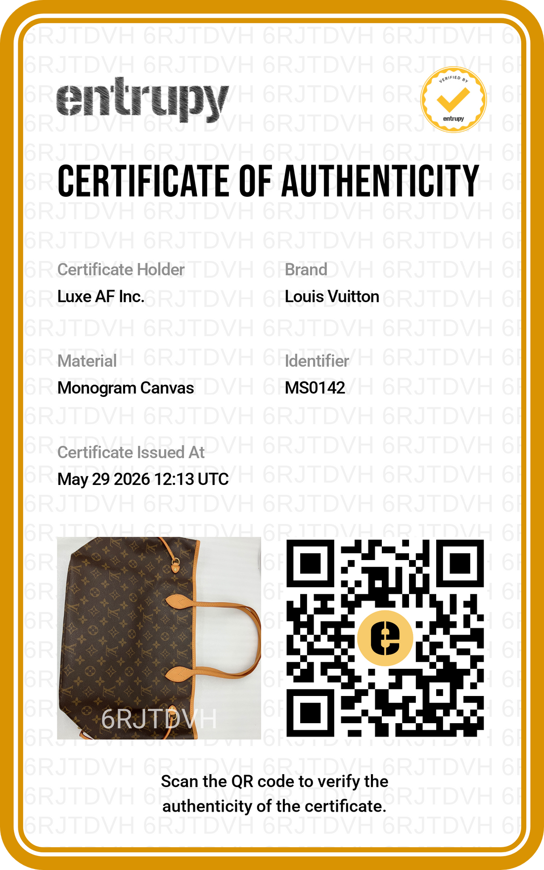 Louis Vuitton Neverfull MM Monogram Canvas Handle Bag LV2882