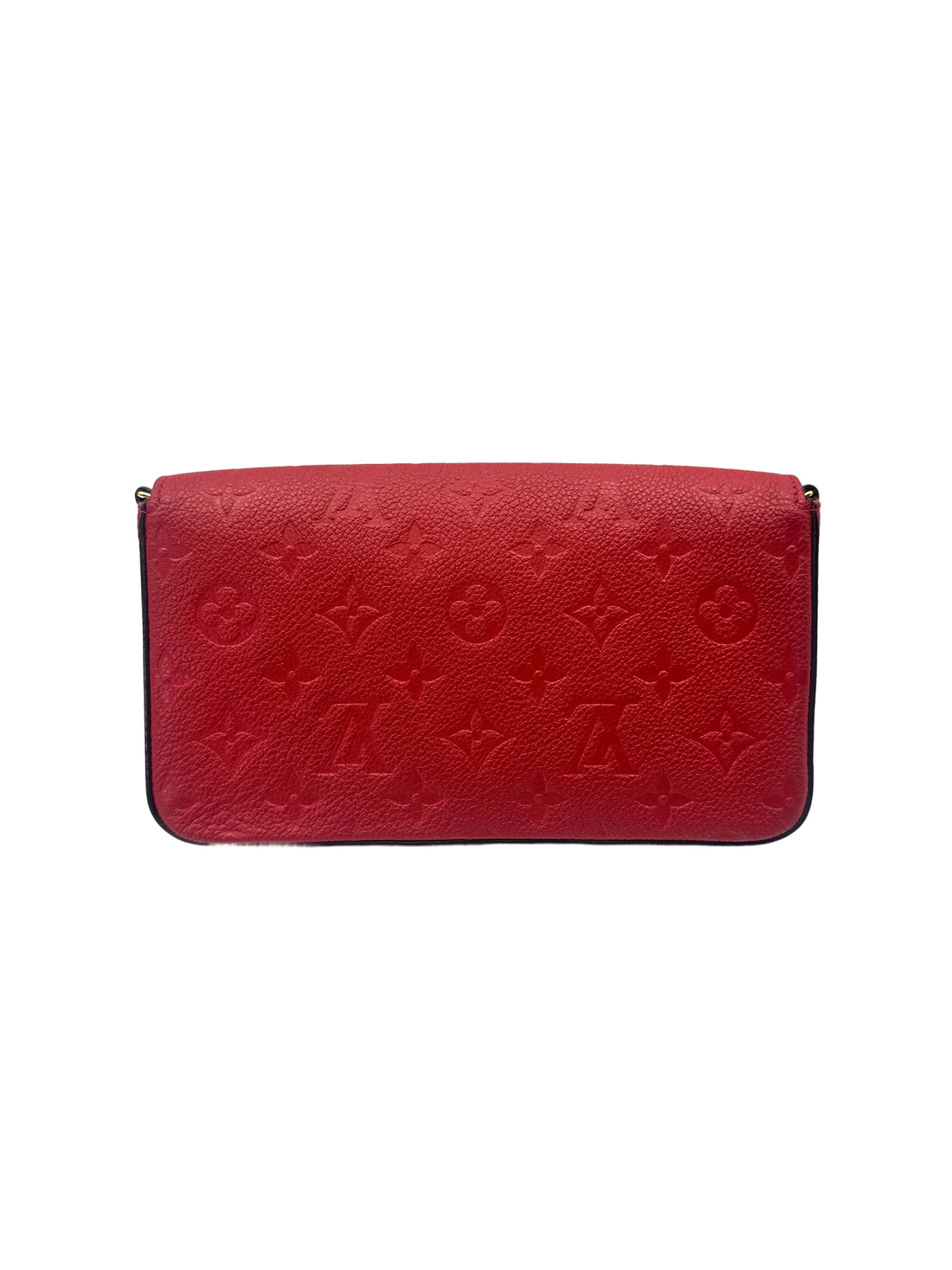 Louis Vuitton Red Monogram Empreinte Leather Felicie Pochette LV2878
