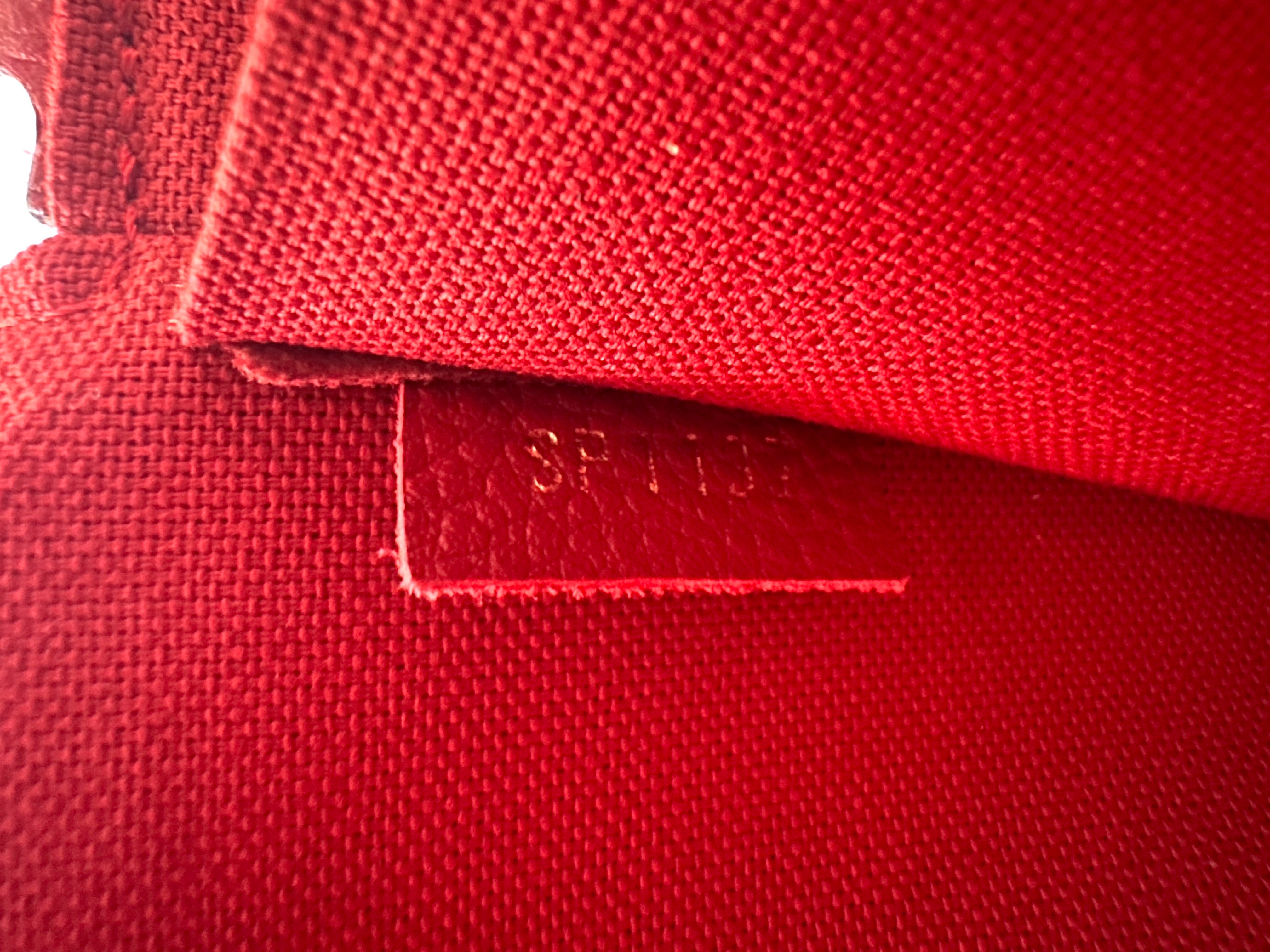 Louis Vuitton Red Monogram Empreinte Leather Felicie Pochette LV2878