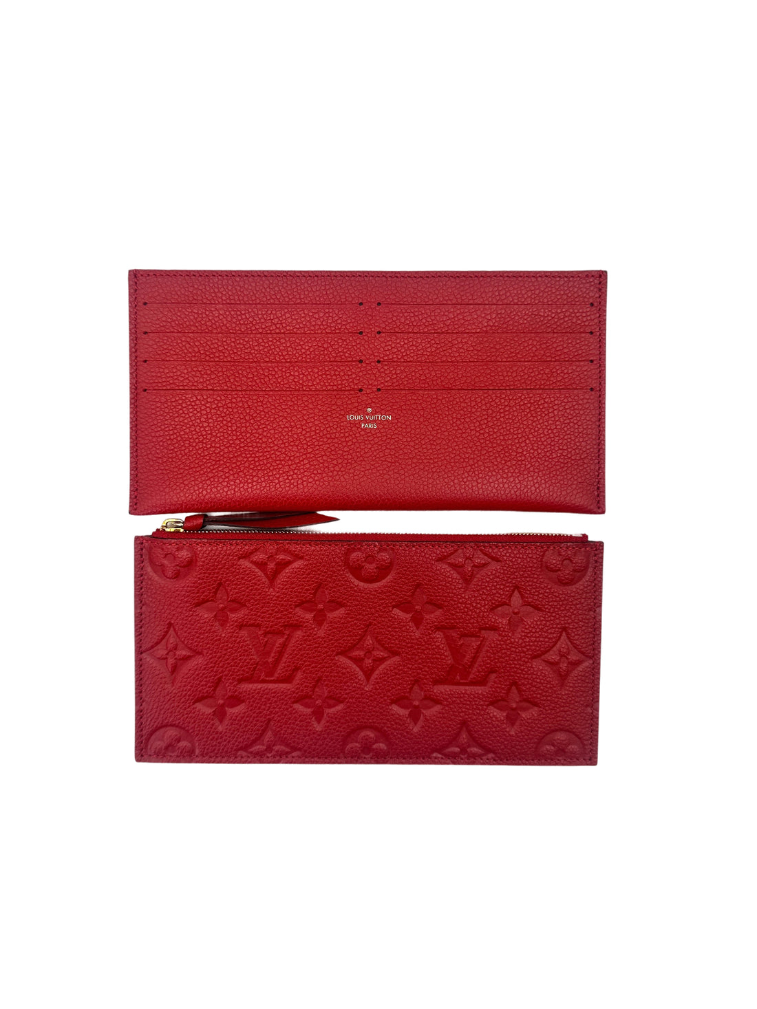 Louis Vuitton Red Monogram Empreinte Leather Felicie Pochette LV2878