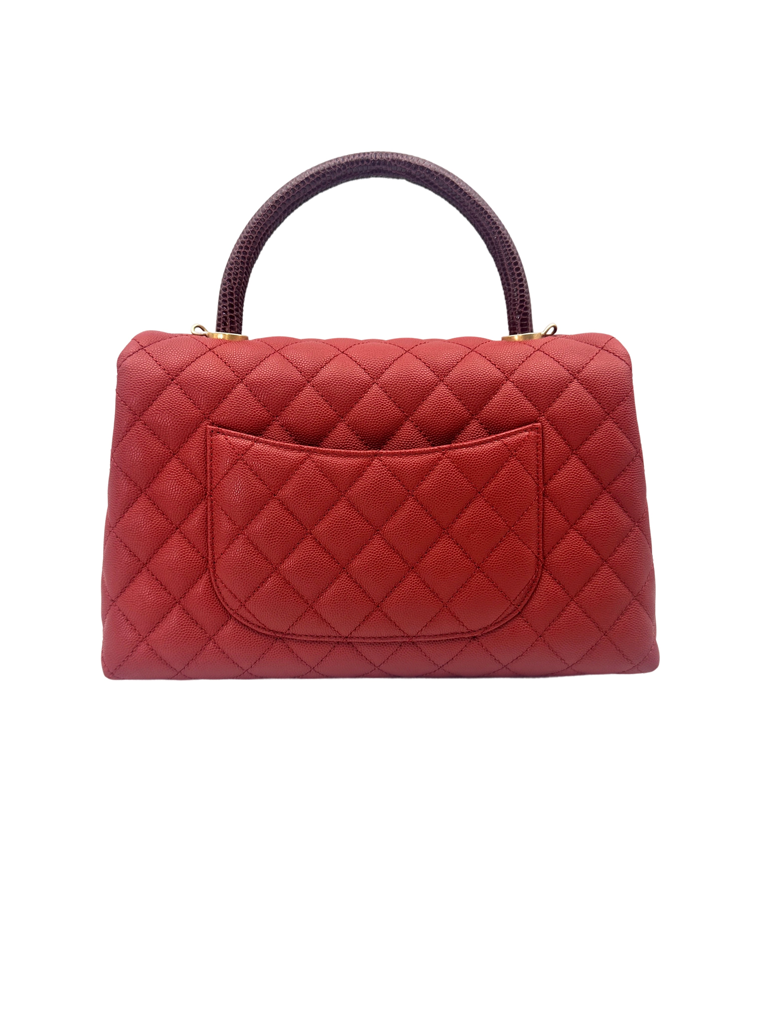 Chanel CoCo Handle Red Quilted Leather Shoulder Bag(24***86) CC2048
