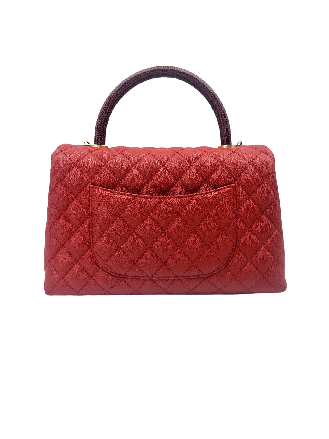 Chanel CoCo Handle Red Quilted Leather Shoulder Bag(24***86) CC2048