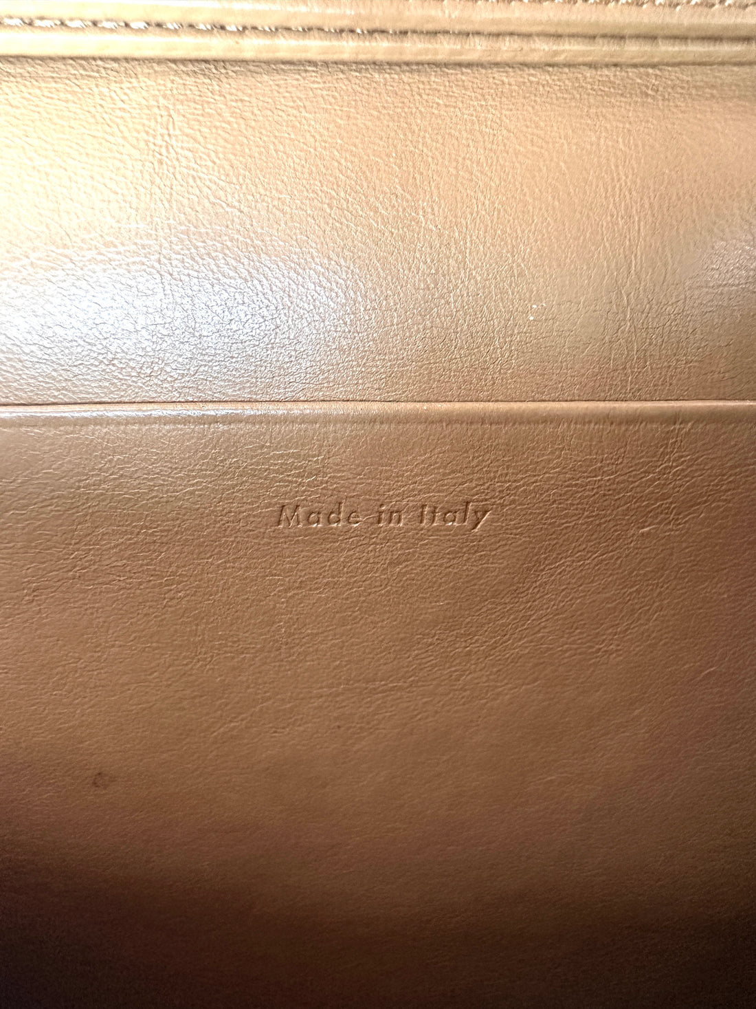 Celine Frame Brown/White Leather Shoulder Bag CE166