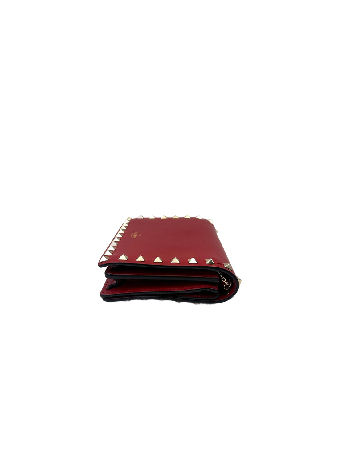 Valentino Garavani Rockstud Red Leather Shoulder Bag VT30