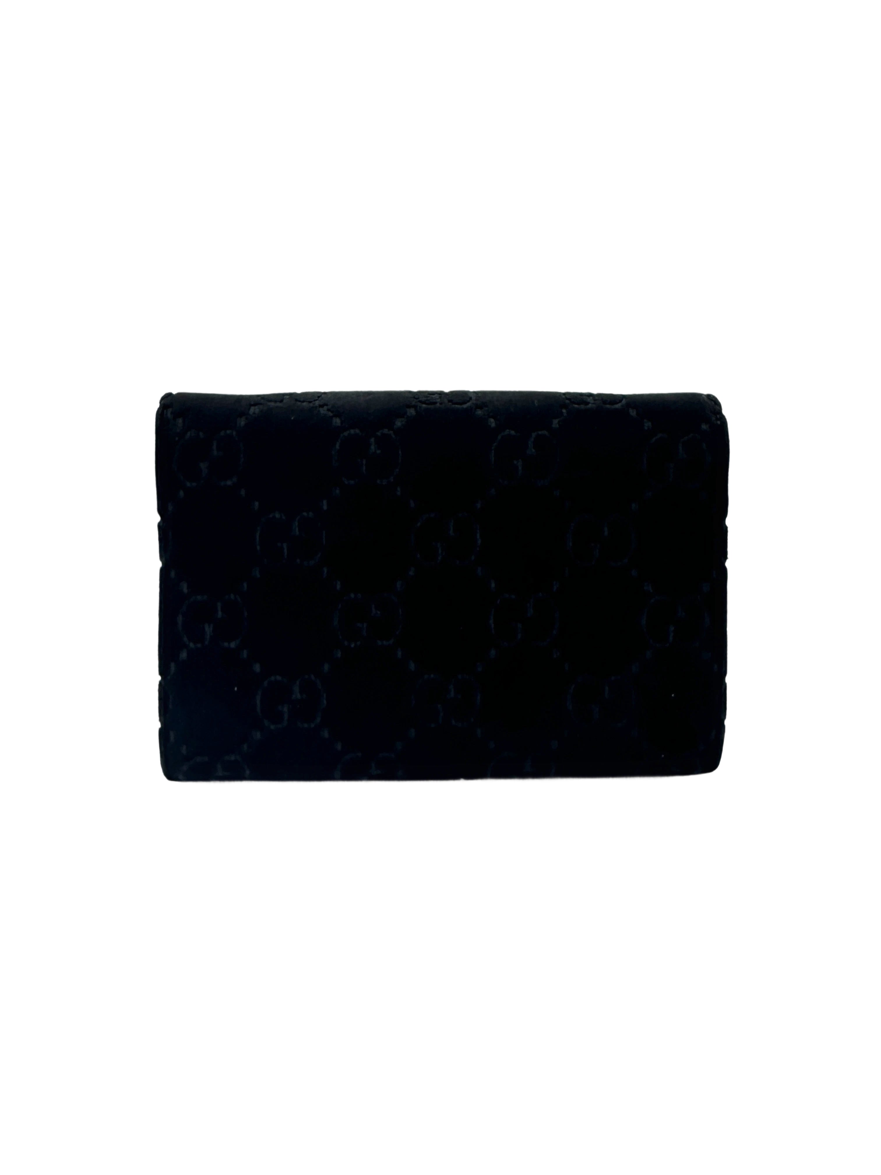 Gucci Dionysus Black Velvet Wallet On Chain GG1144
