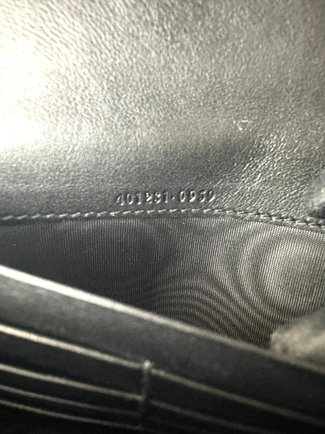 Gucci Dionysus Black Velvet Wallet On Chain GG1144