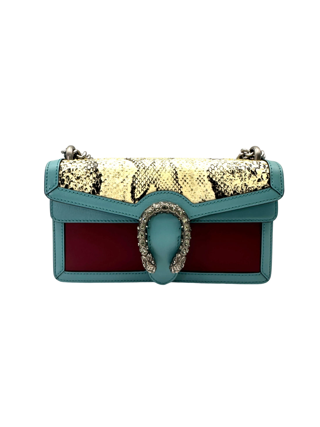 Gucci Dionysus Multicolor Python Leather Medium Size Shoulder Bag GG1148