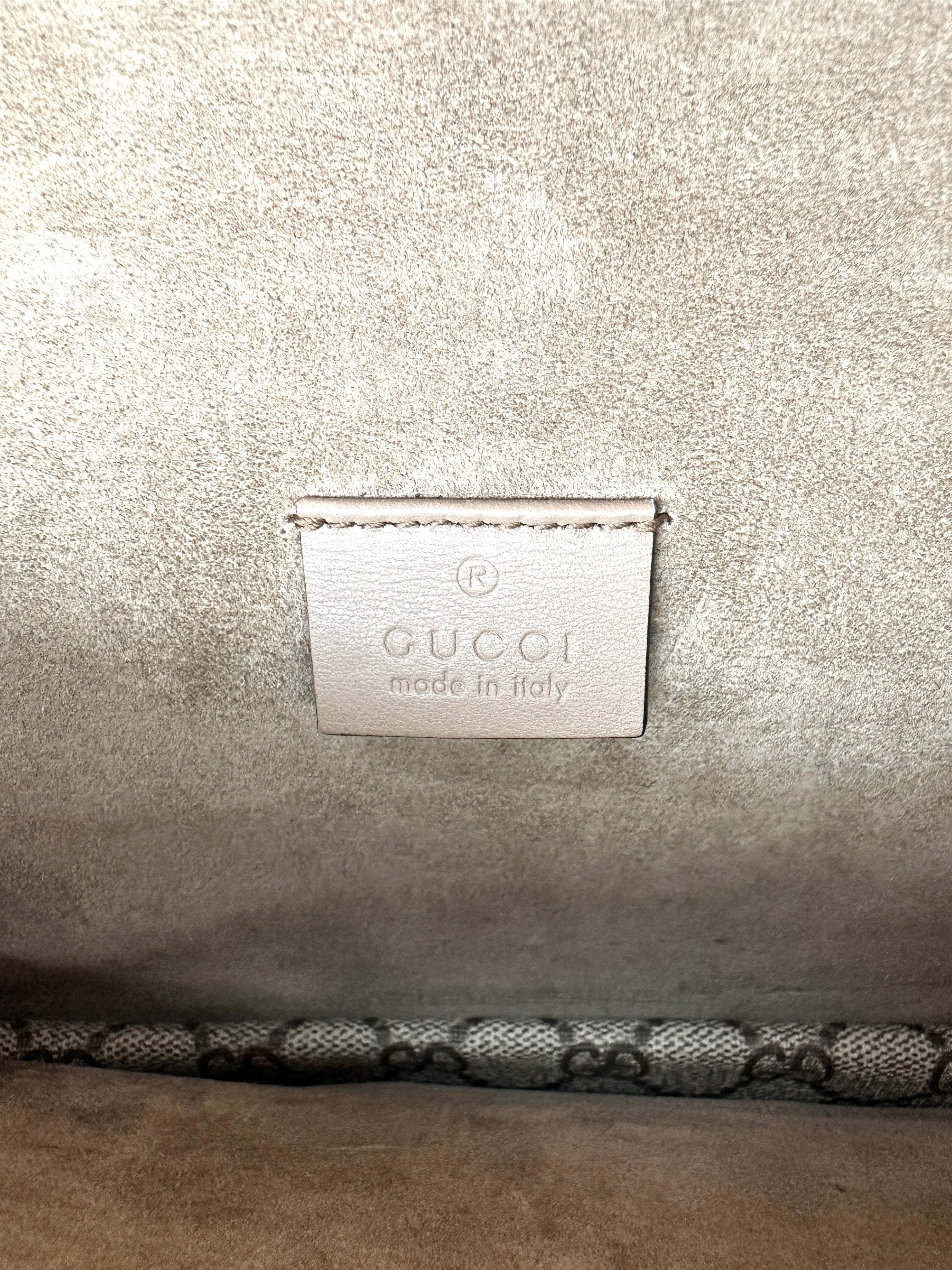Gucci Dionysus GG Supreme Canvas Medium Size Shoulder Bag GG1140