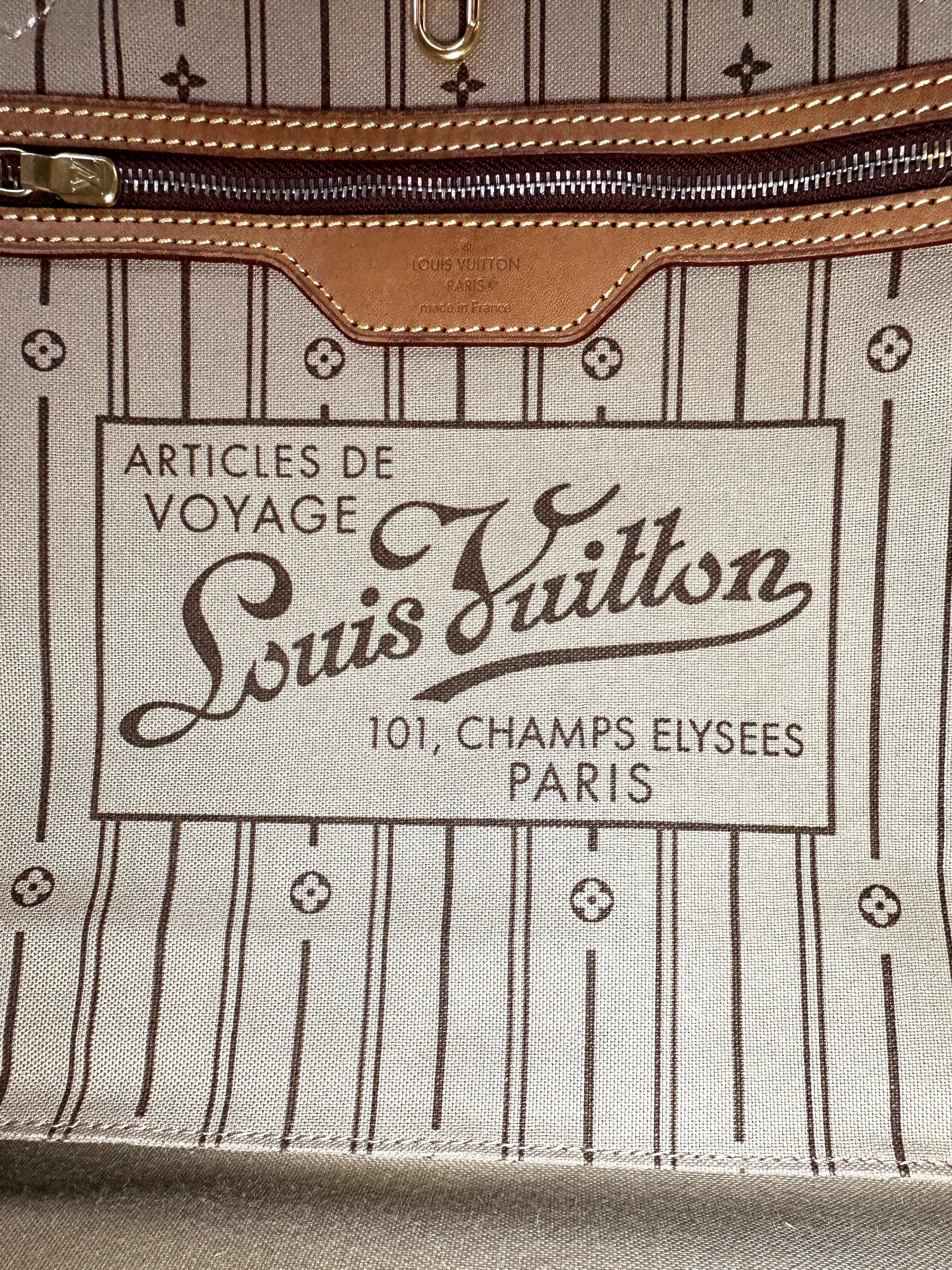 Louis Vuitton Neverfull MM Monogram Canvas Handle Bag LV2879
